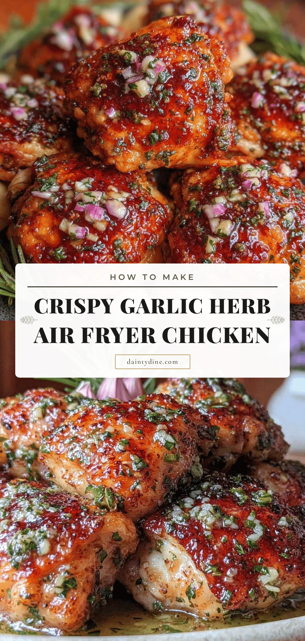 air fryer chicken thighs recipe