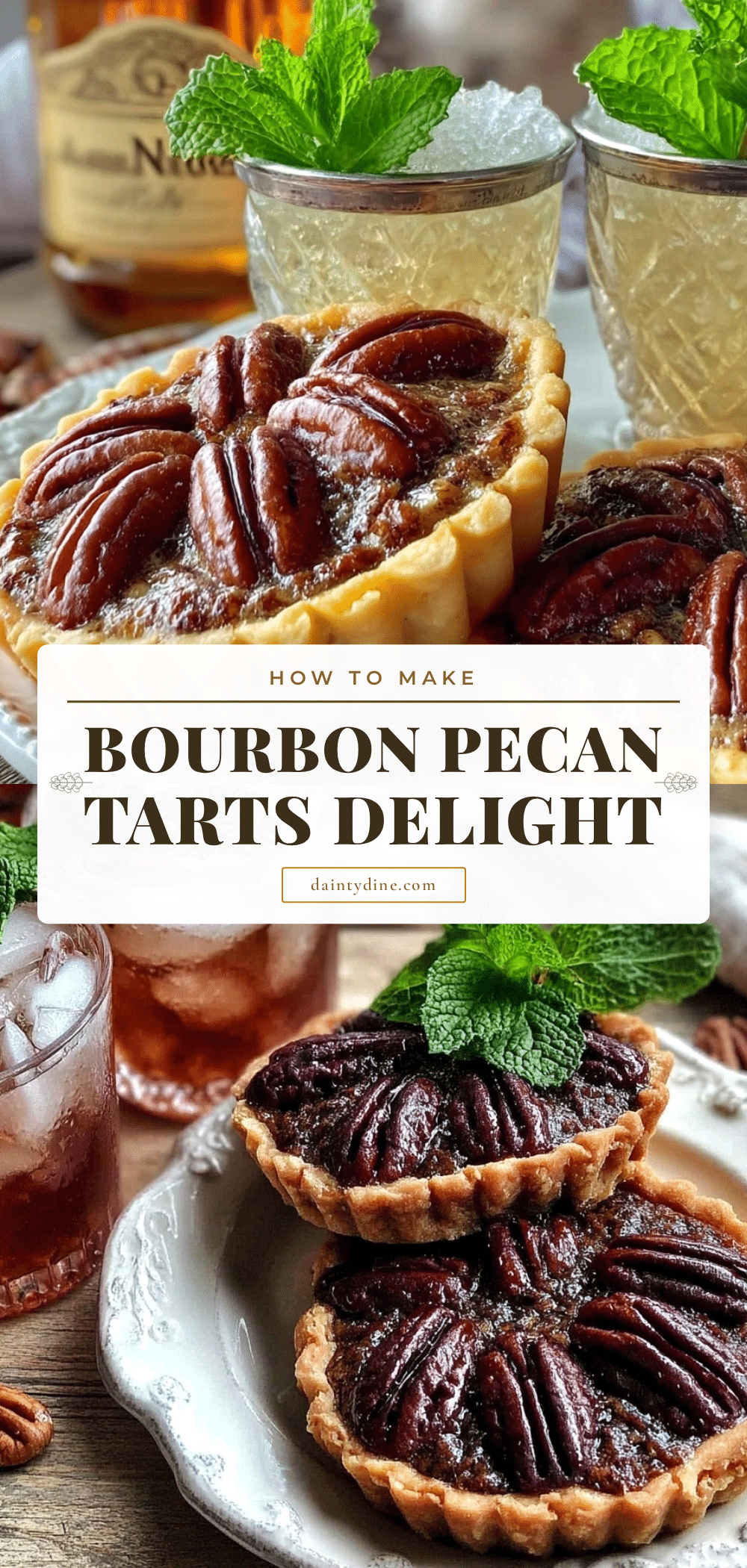 bourbon pecan tarts recipe