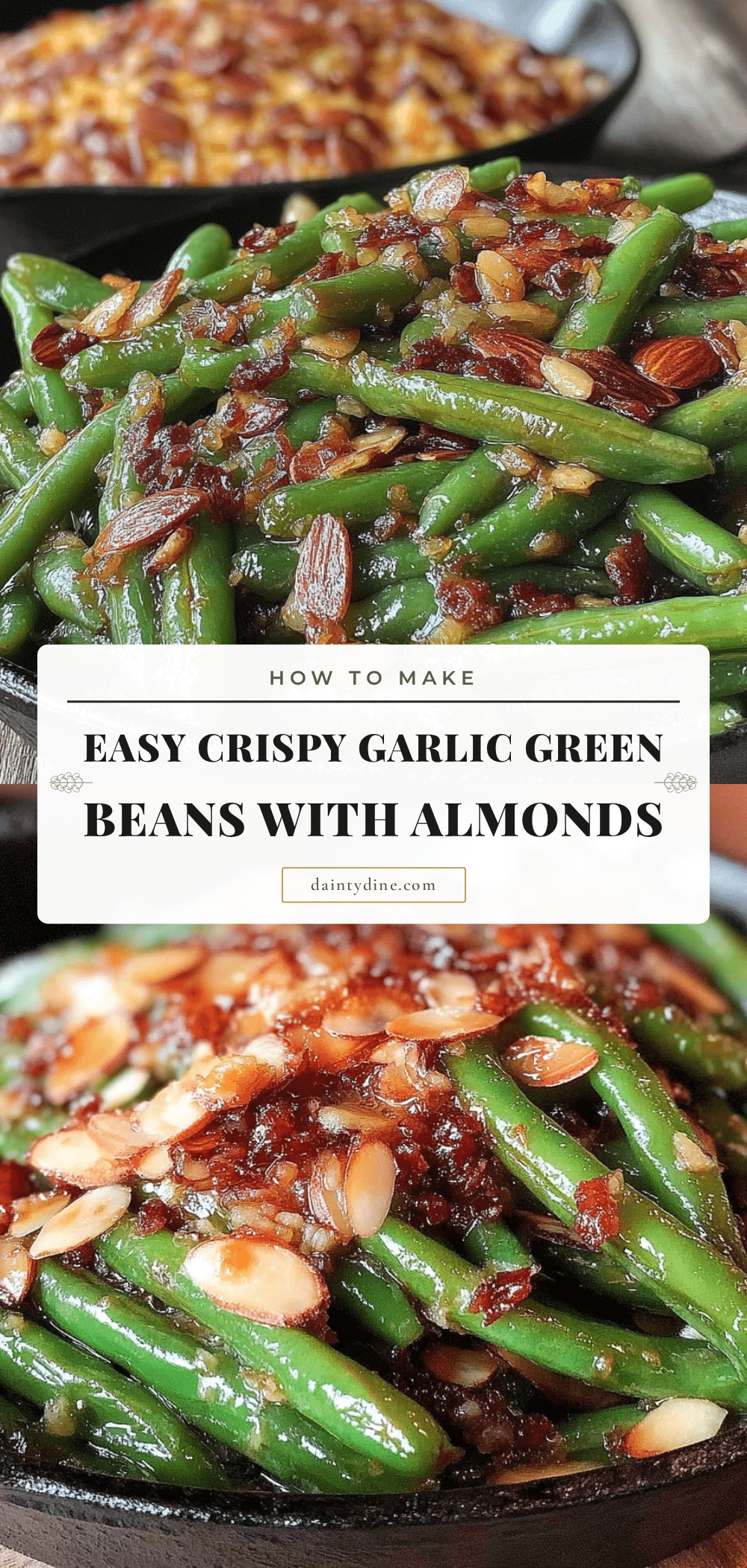 crispy garlic green beans recipe