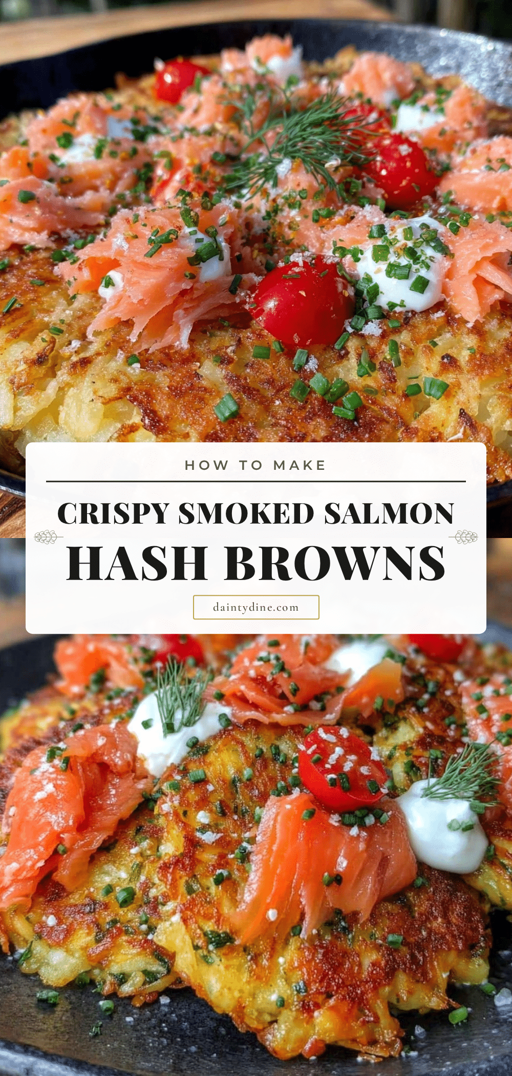 crispy smoked salmon hash browns recipe