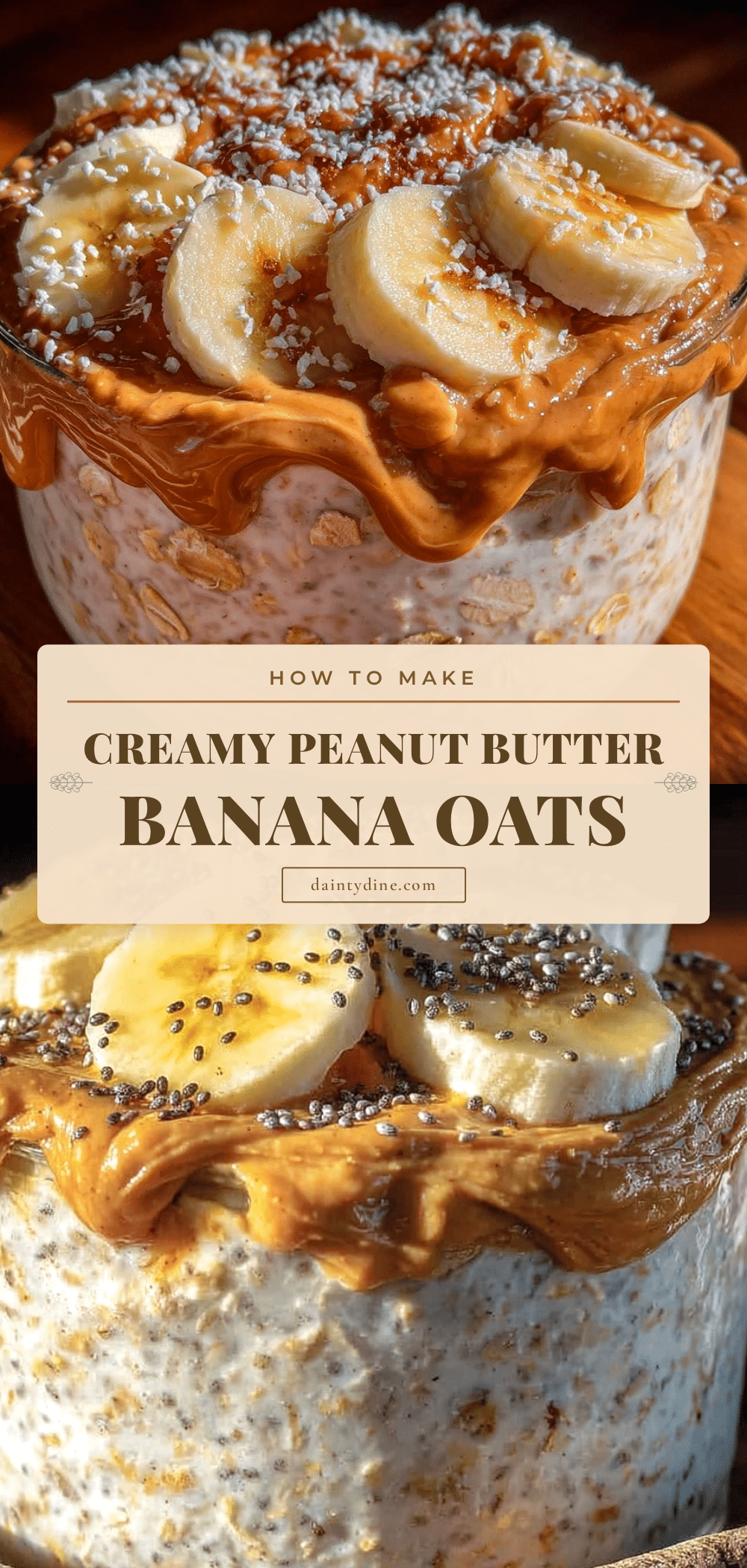dorm overnight oats peanut butter banana recipe recipe