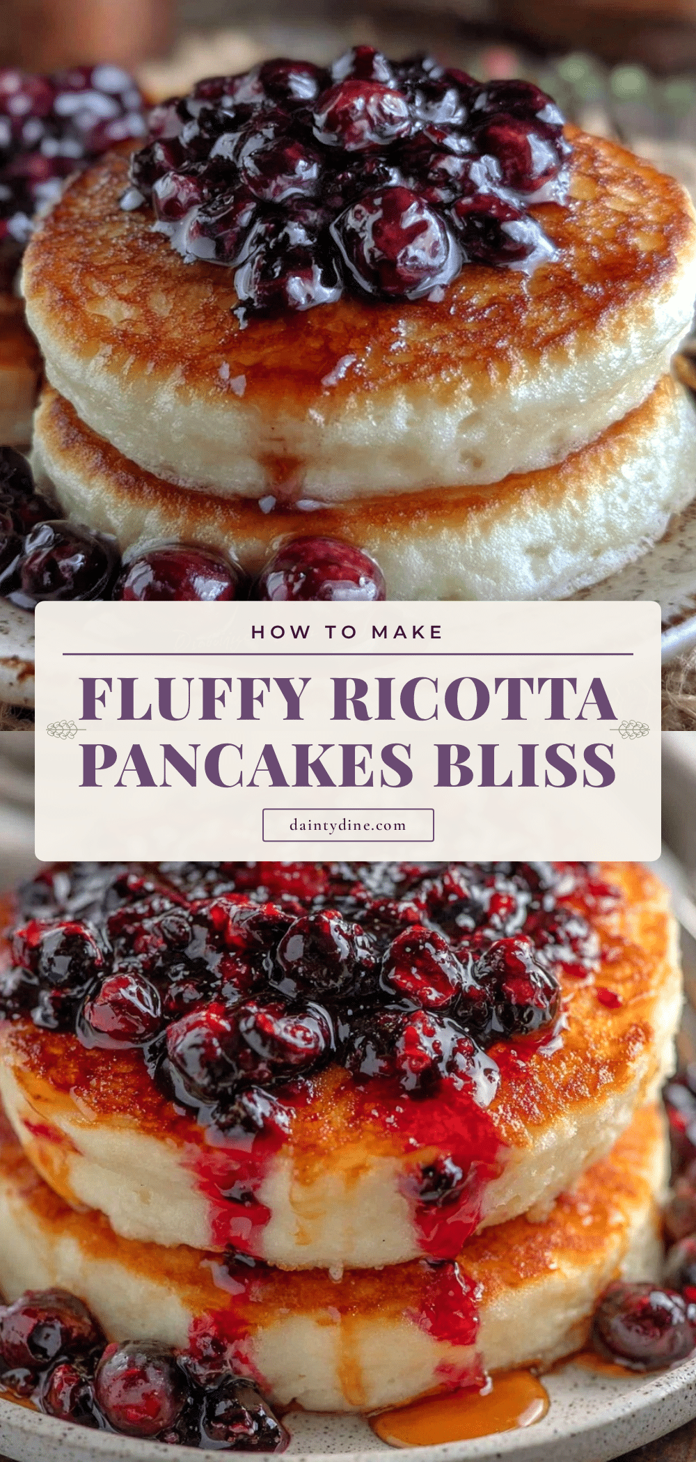 fluffy ricotta pancakes recipe