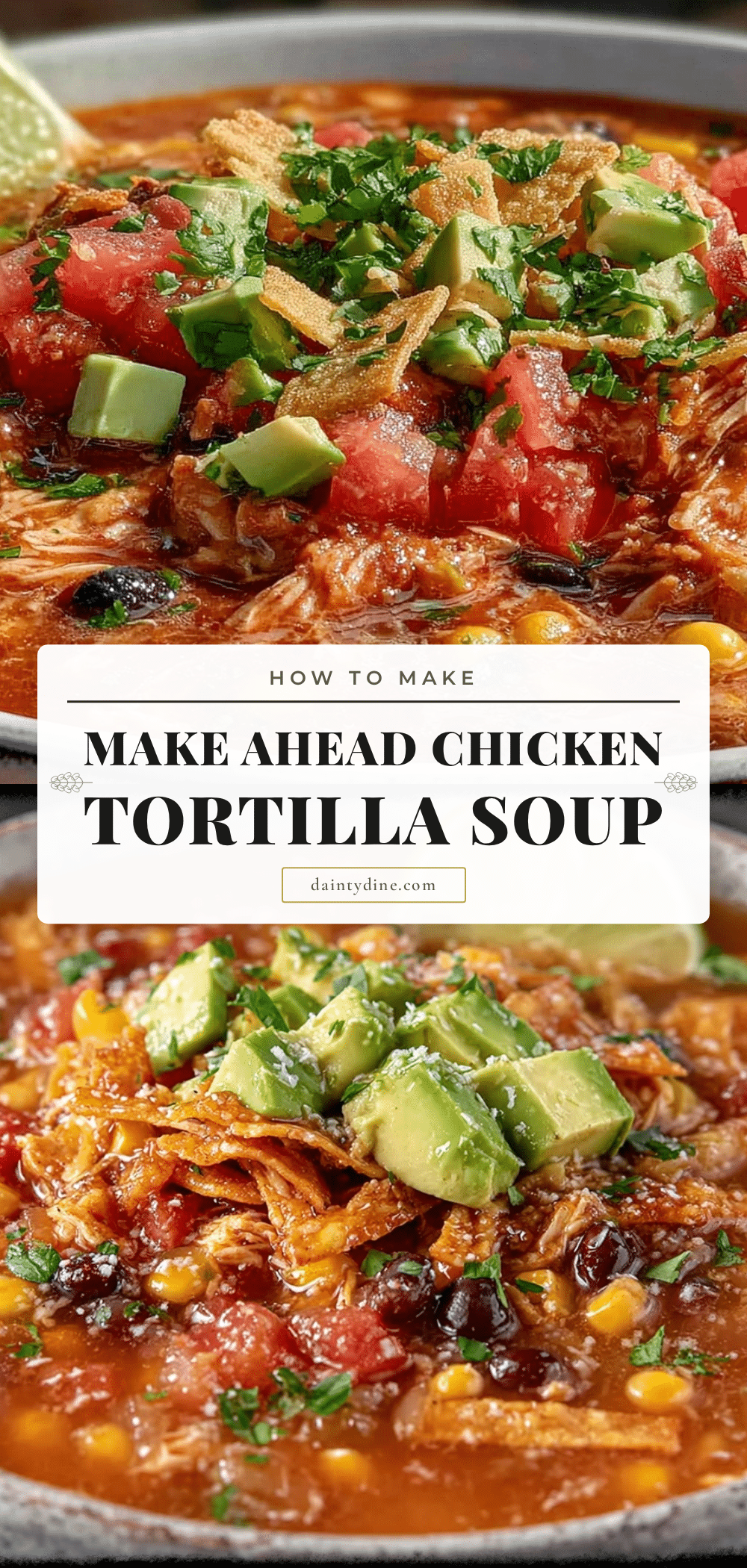 freeze-ahead family chicken tortilla soup recipe