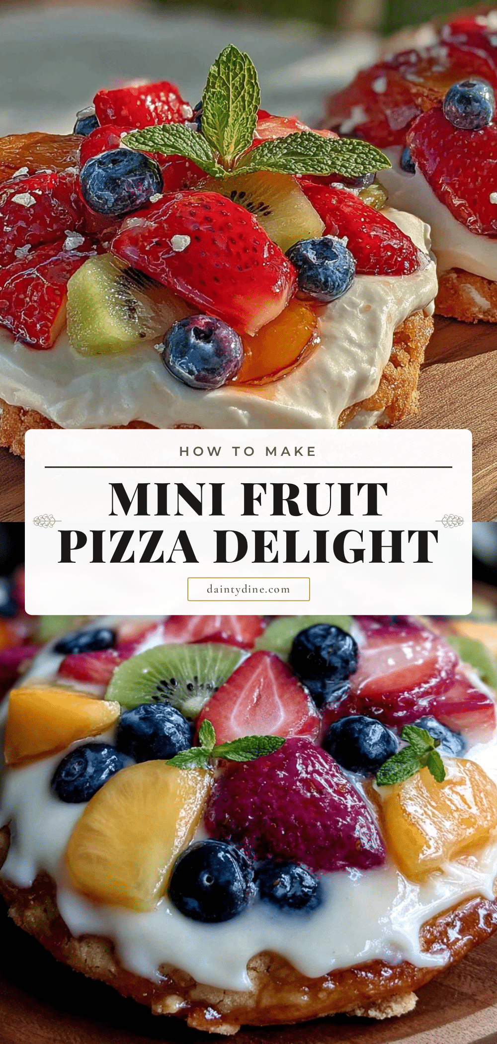 fruit pizza for two recipe