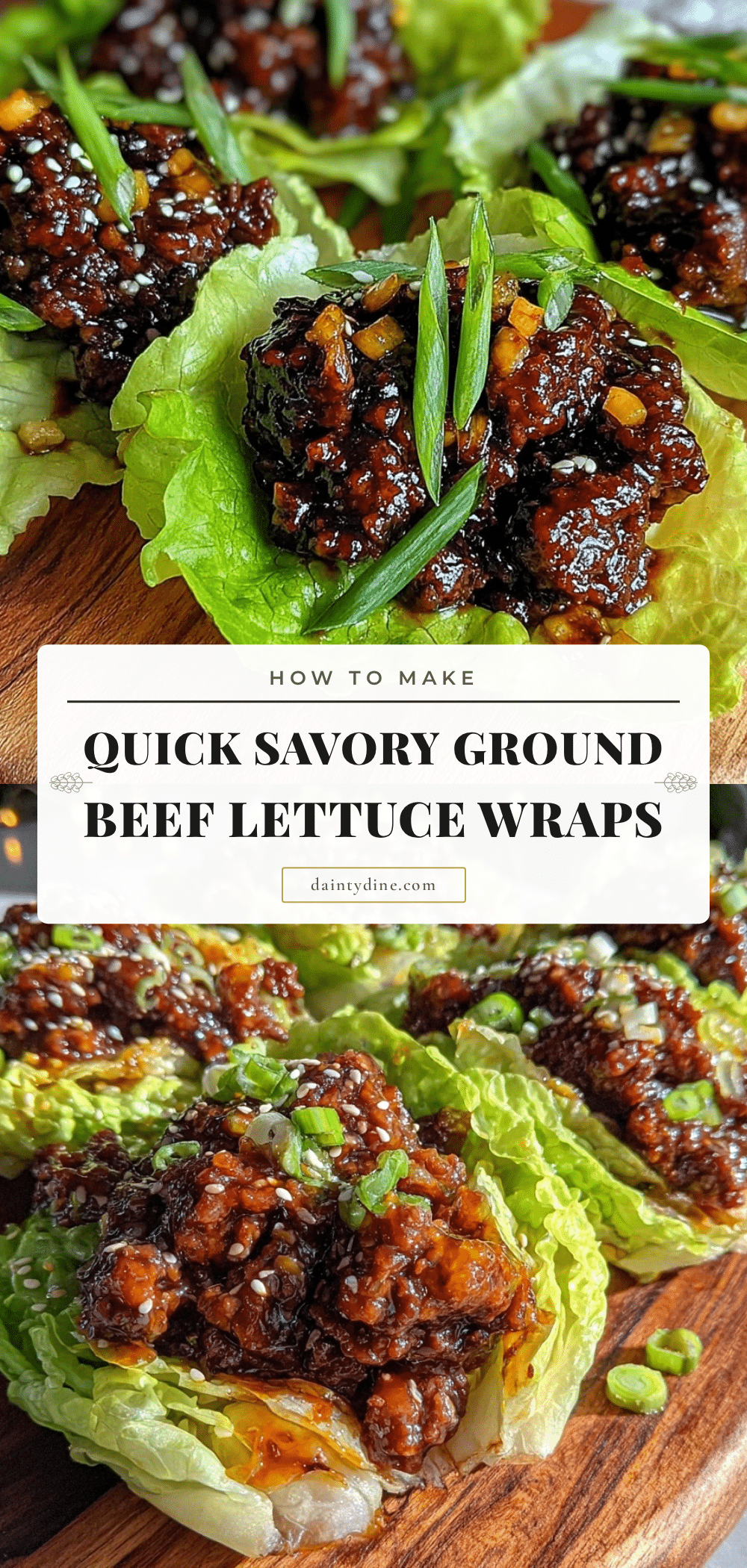 ground beef lettuce wraps recipe