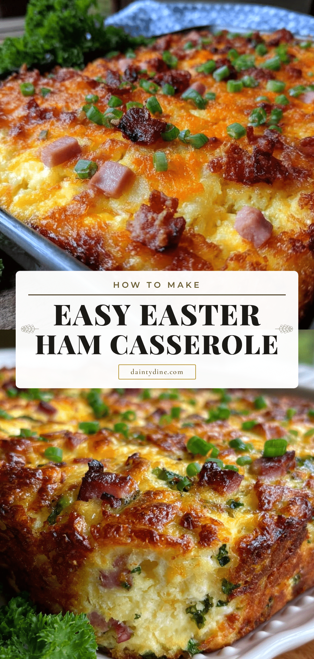 hash brown egg casserole with ham recipe