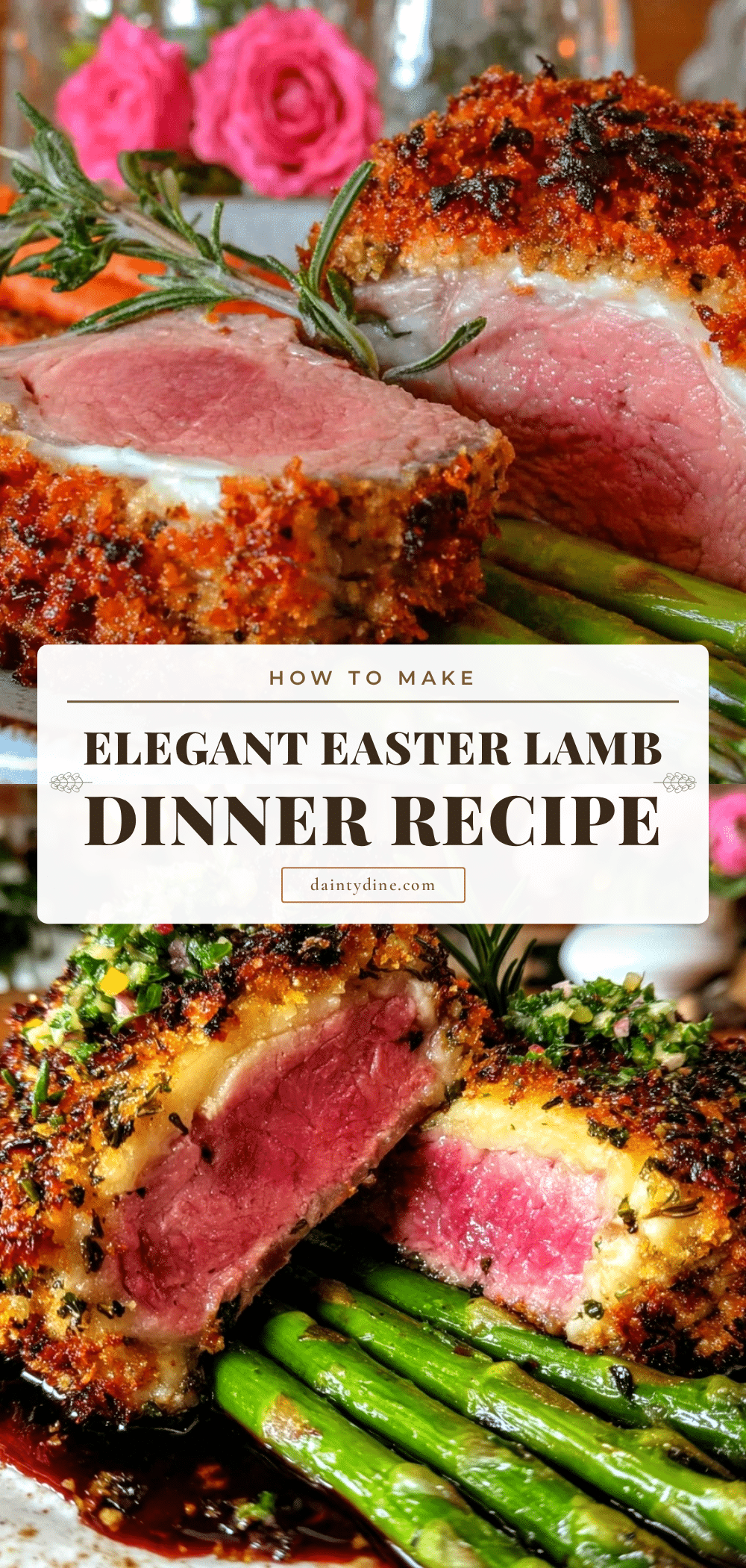 herb-crusted rack of lamb recipe