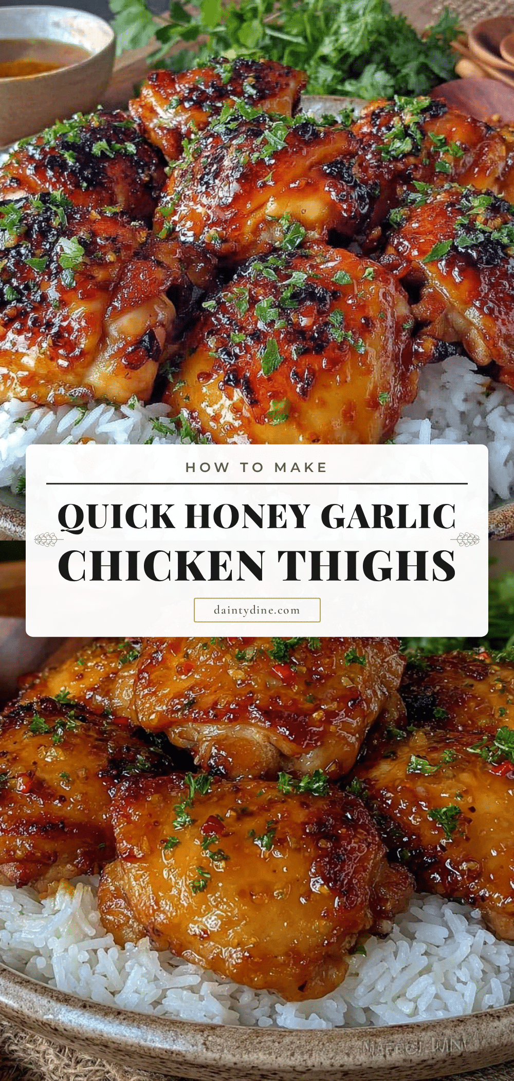 honey garlic chicken thighs recipe