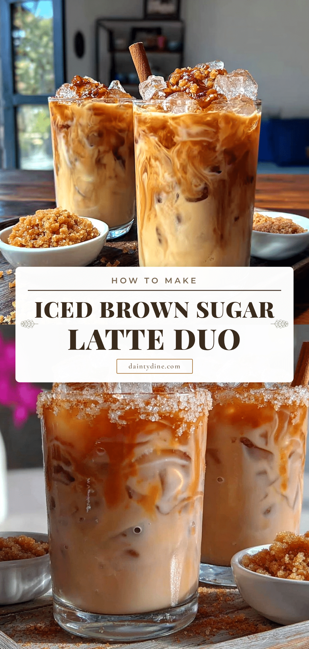 iced brown sugar oat milk latte recipe