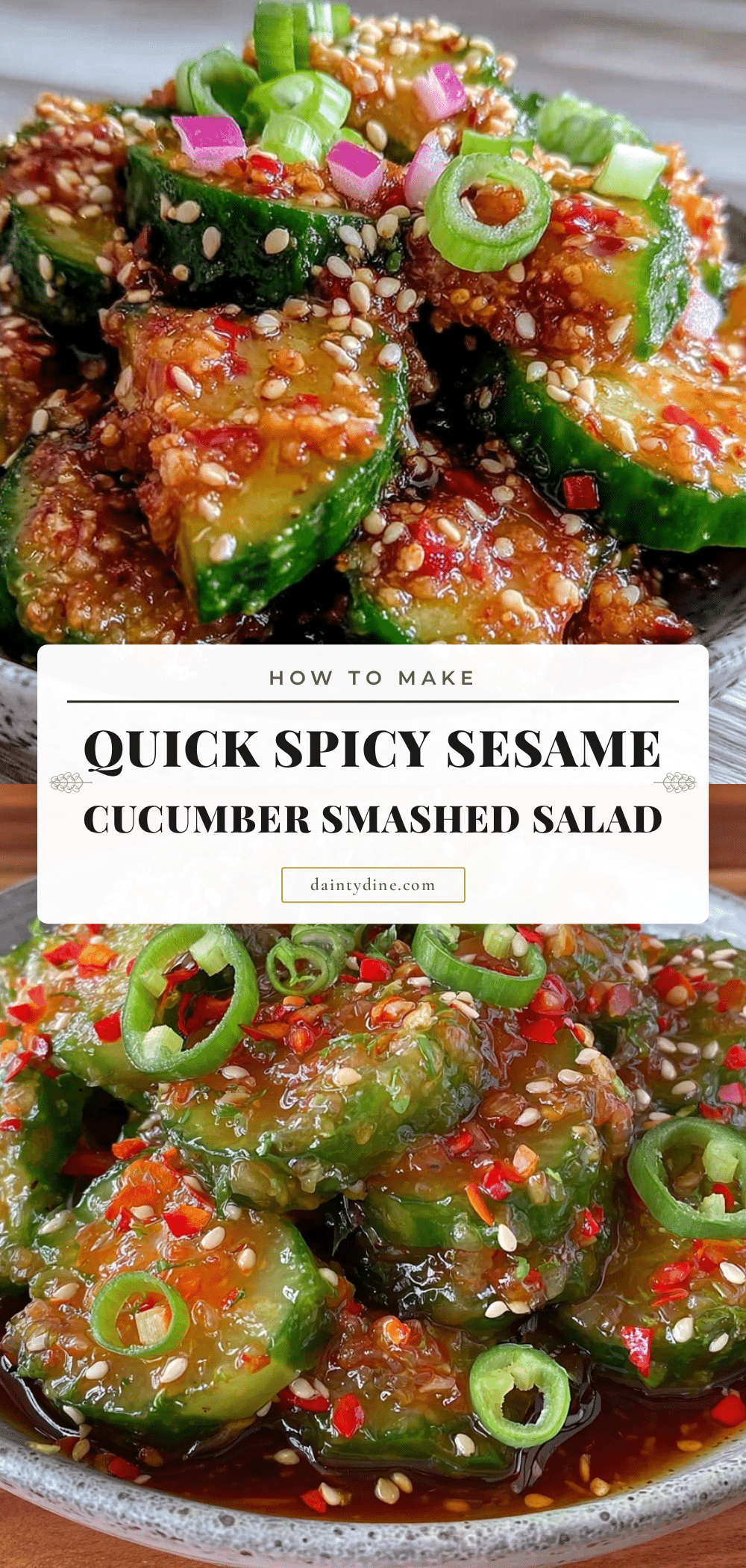 no-cook cucumber smashed salad recipe