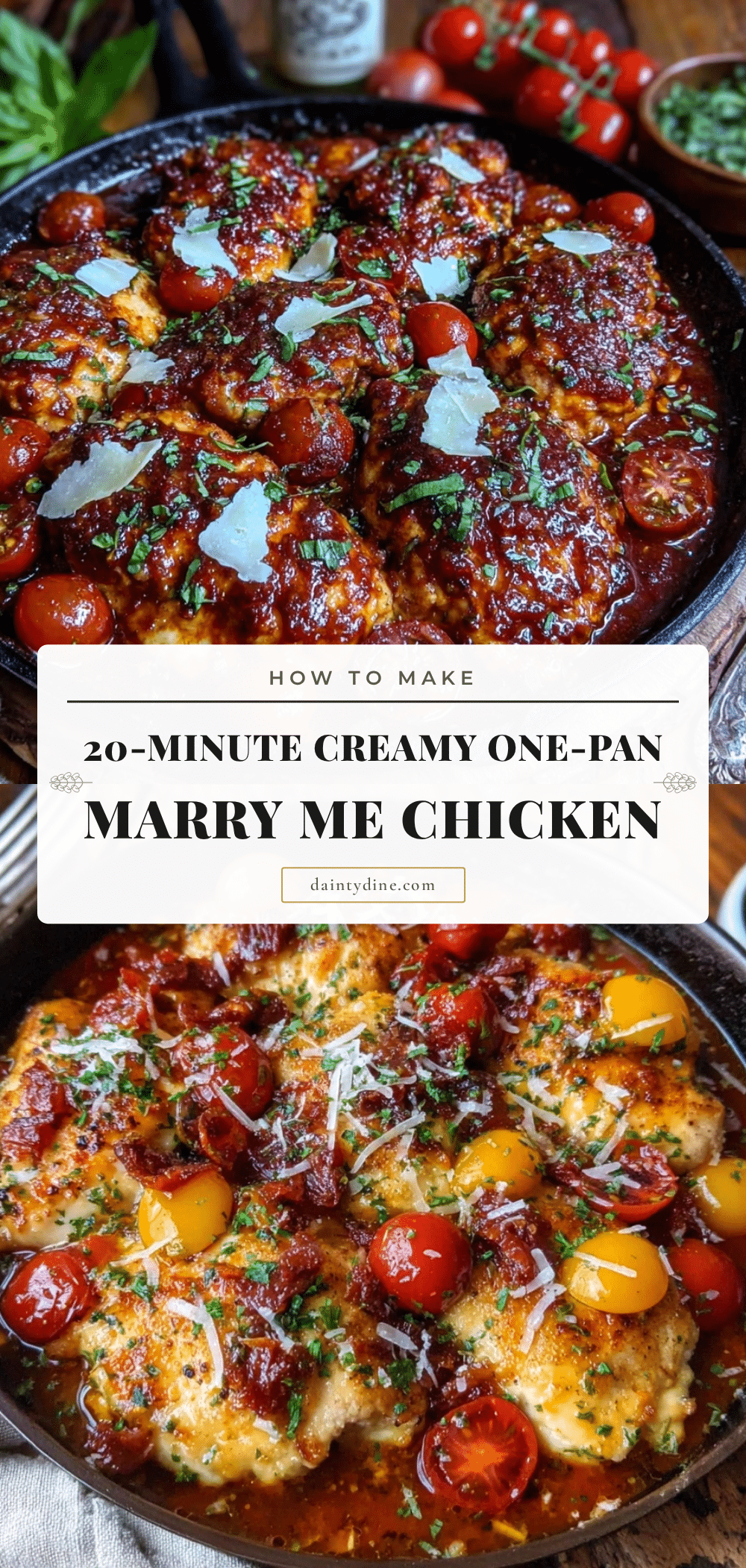 one-pan marry me chicken recipe