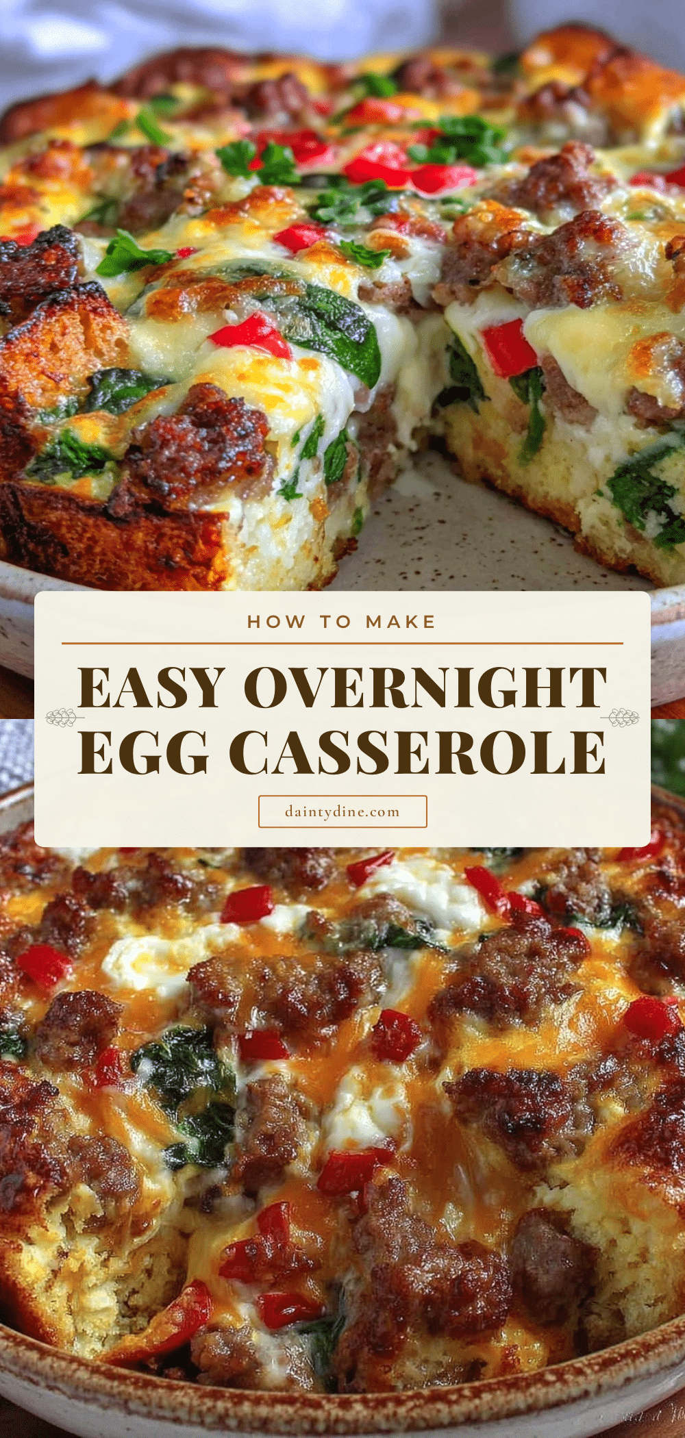 overnight egg casserole recipe