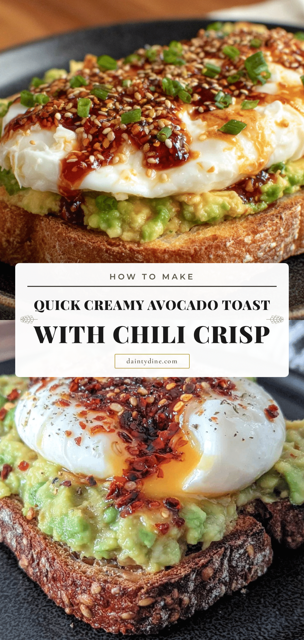 quick creamy avocado toast recipe