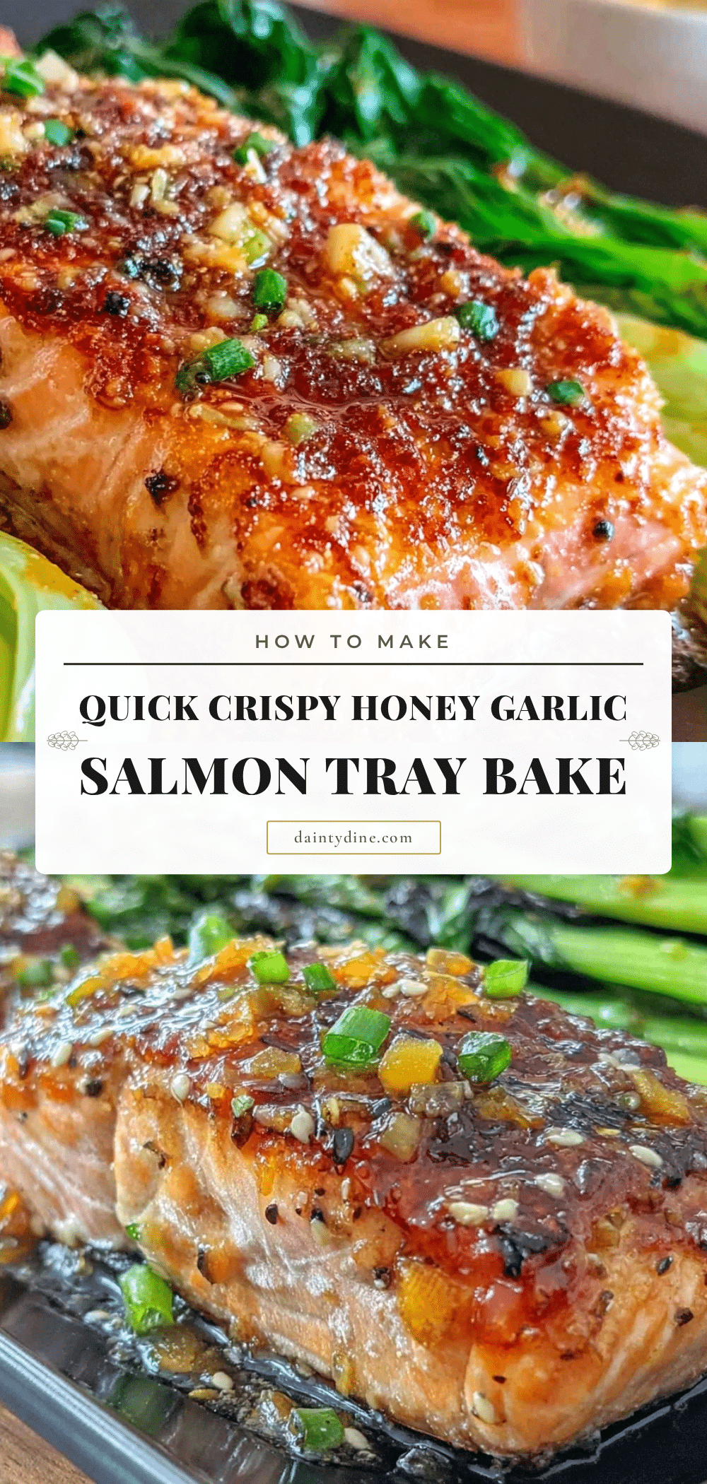 quick crispy honey garlic salmon recipe