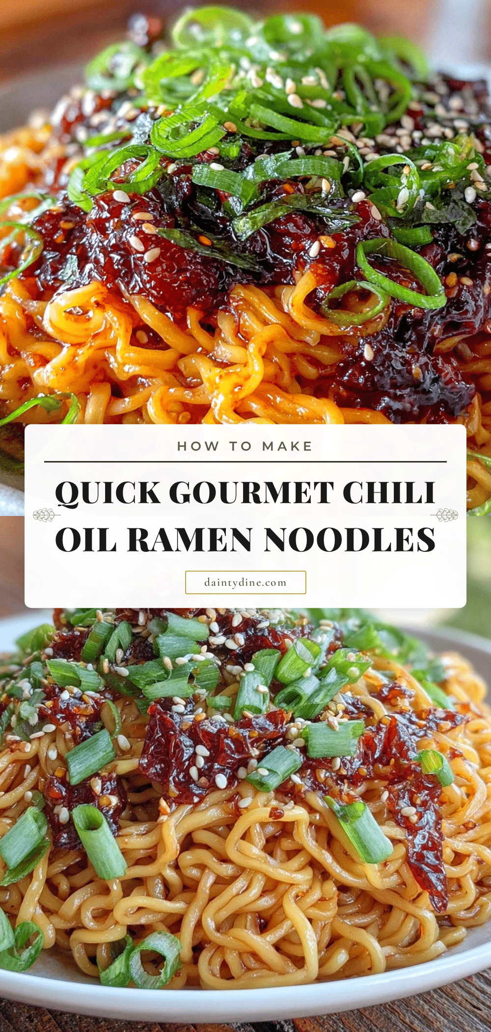 quick gourmet chili oil noodles recipe