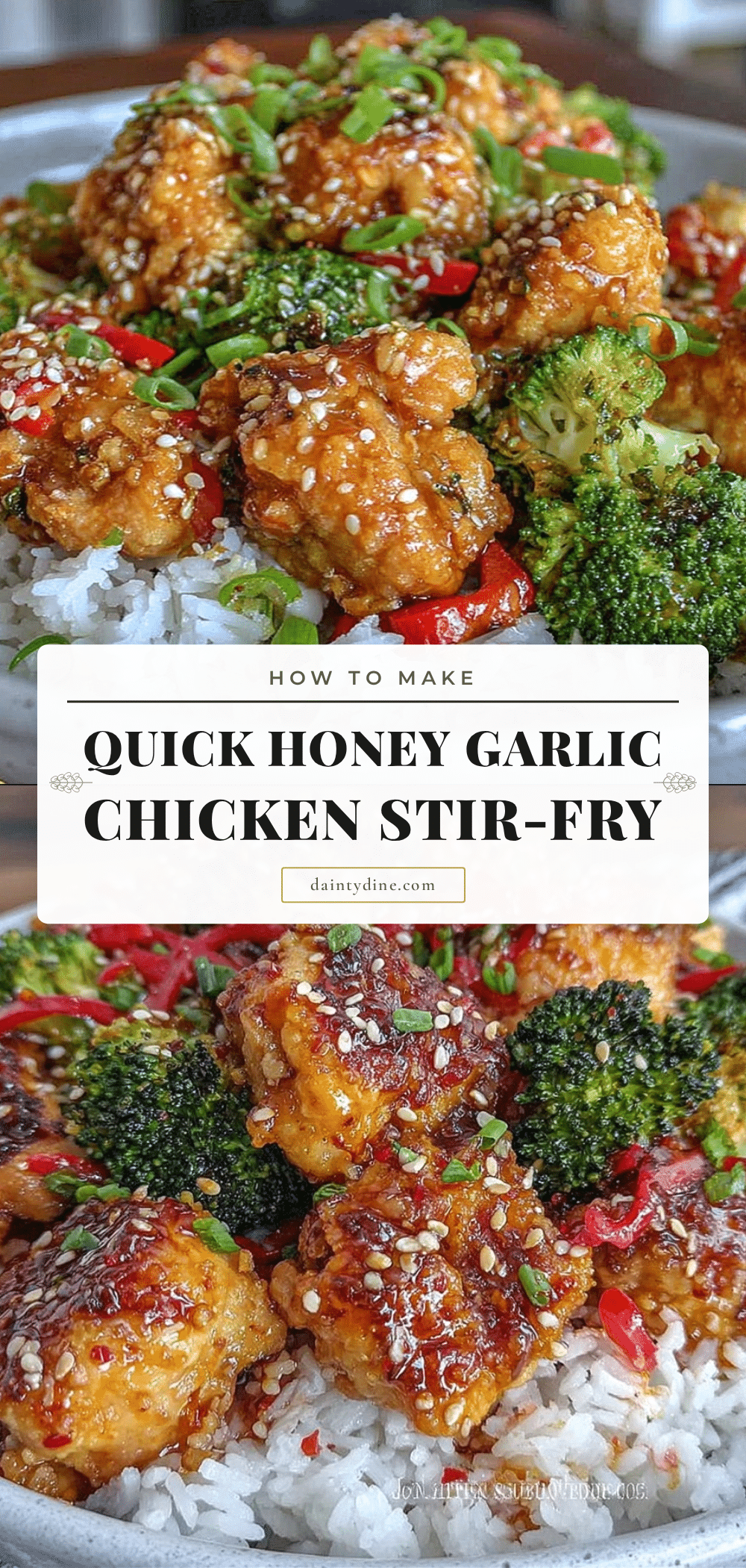 quick honey garlic chicken stir-fry recipe