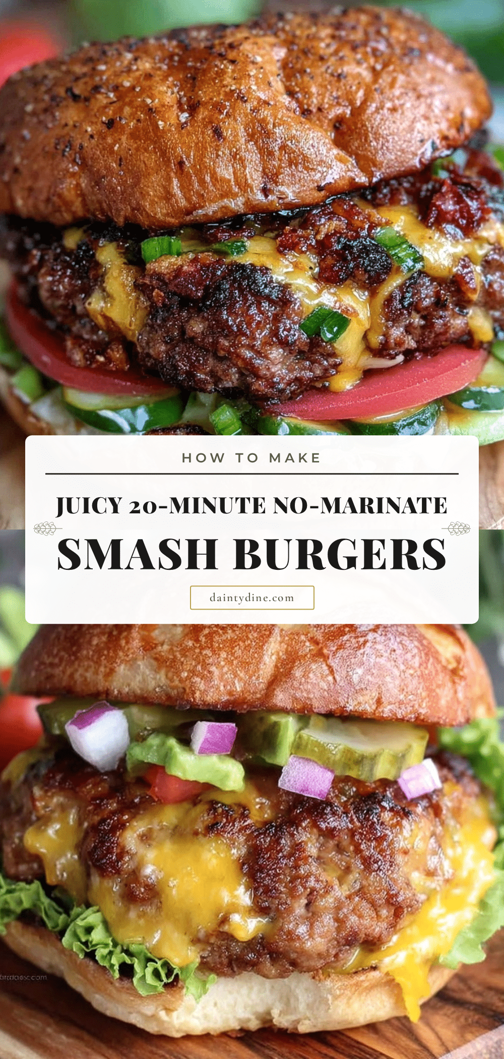 quick no-marinate smash burgers recipe