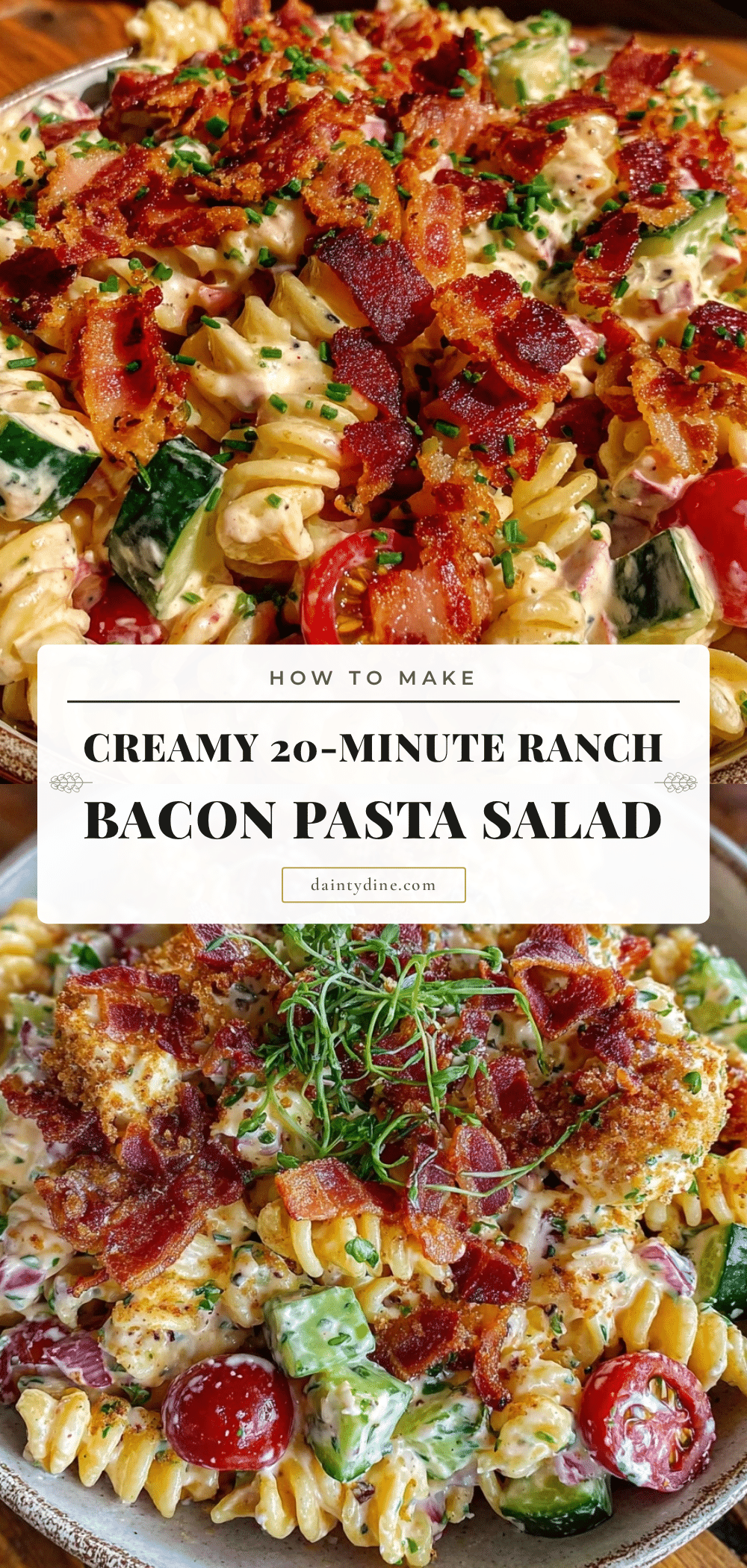 ranch pasta salad recipe