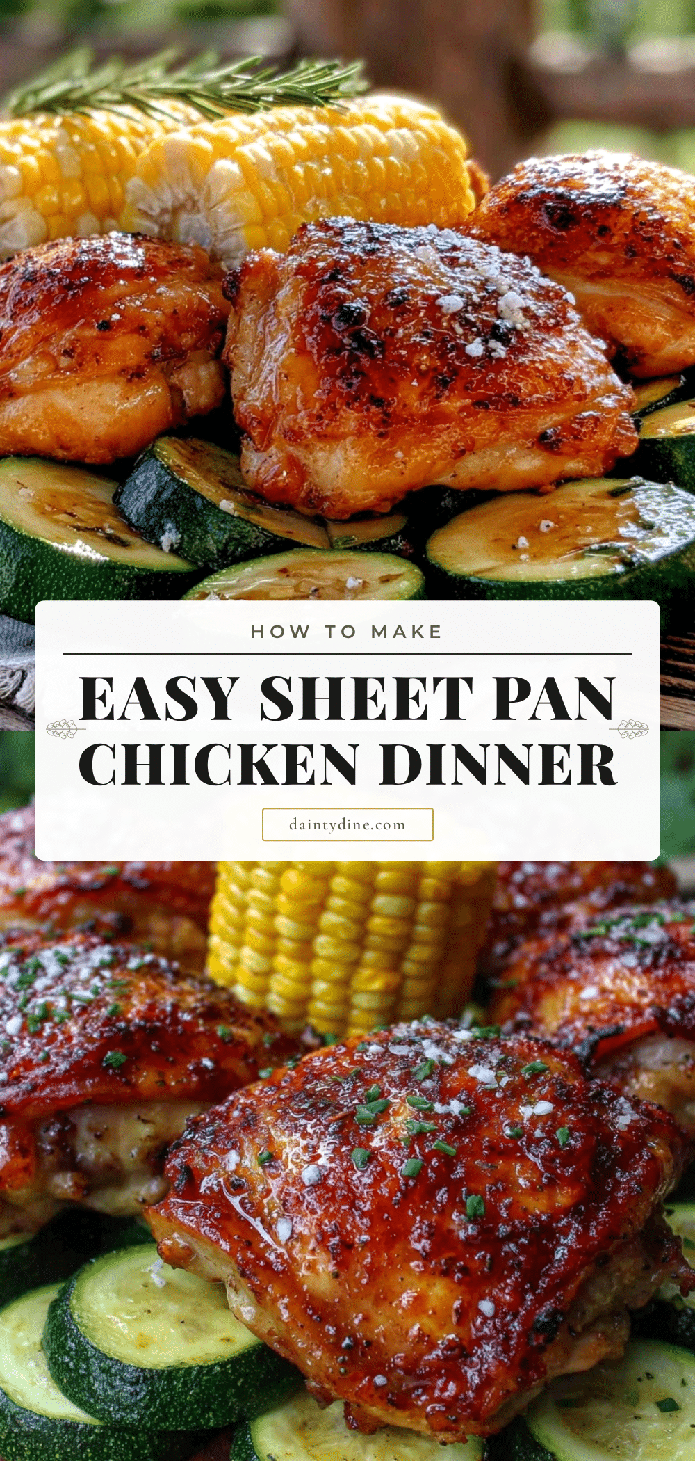 sheet pan chicken thighs recipe