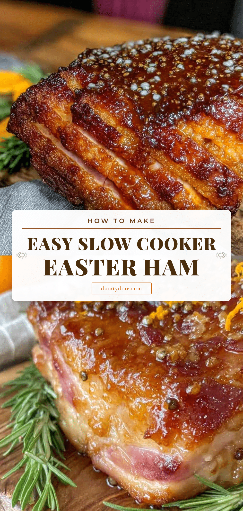 slow cooker Easter ham recipe