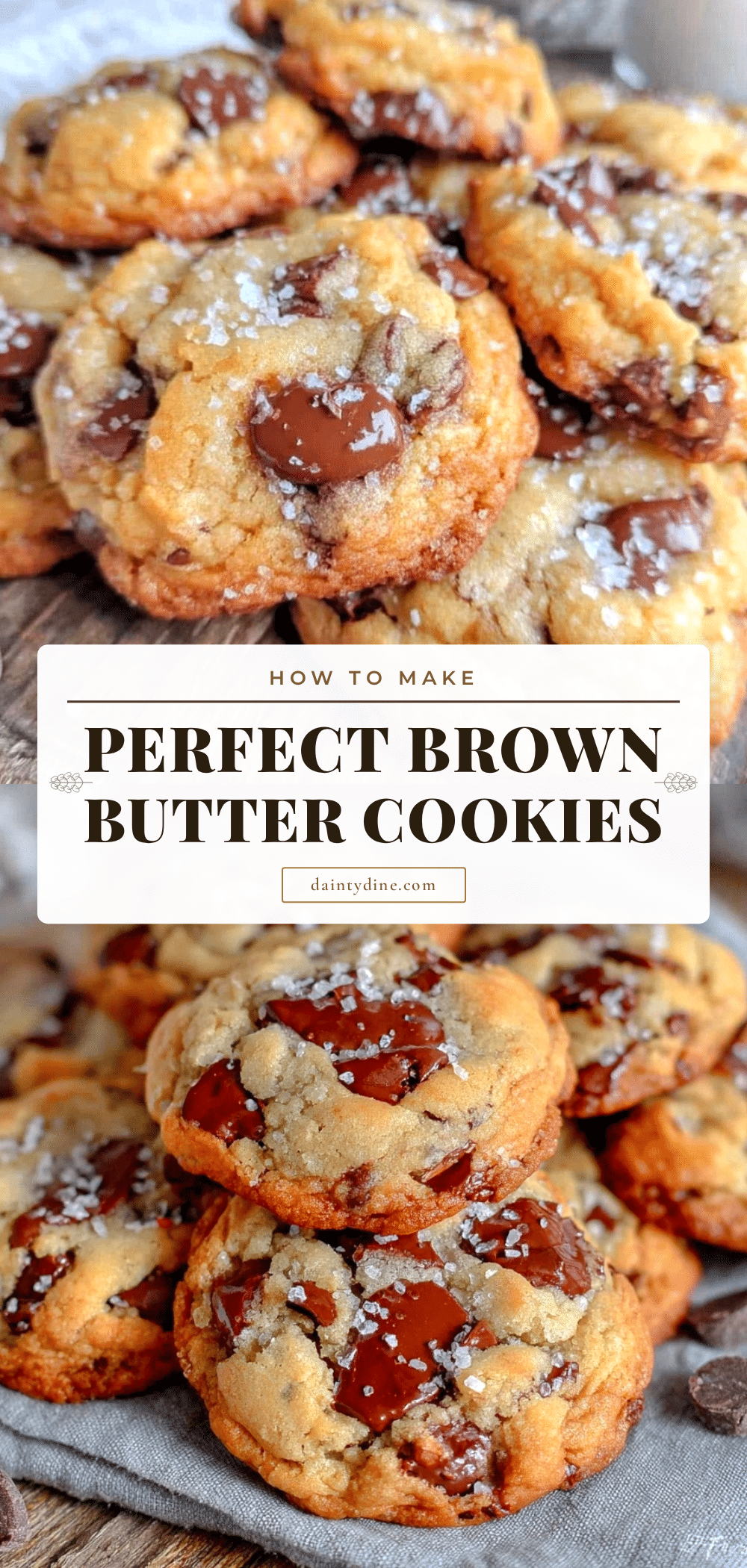 small batch brown butter chocolate chip cookies recipe