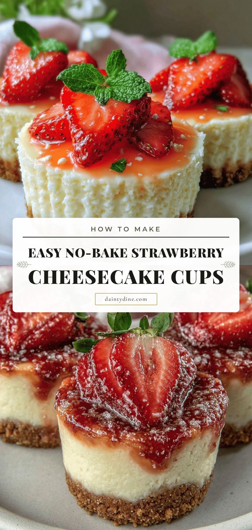 strawberry cheesecake cups recipe recipe