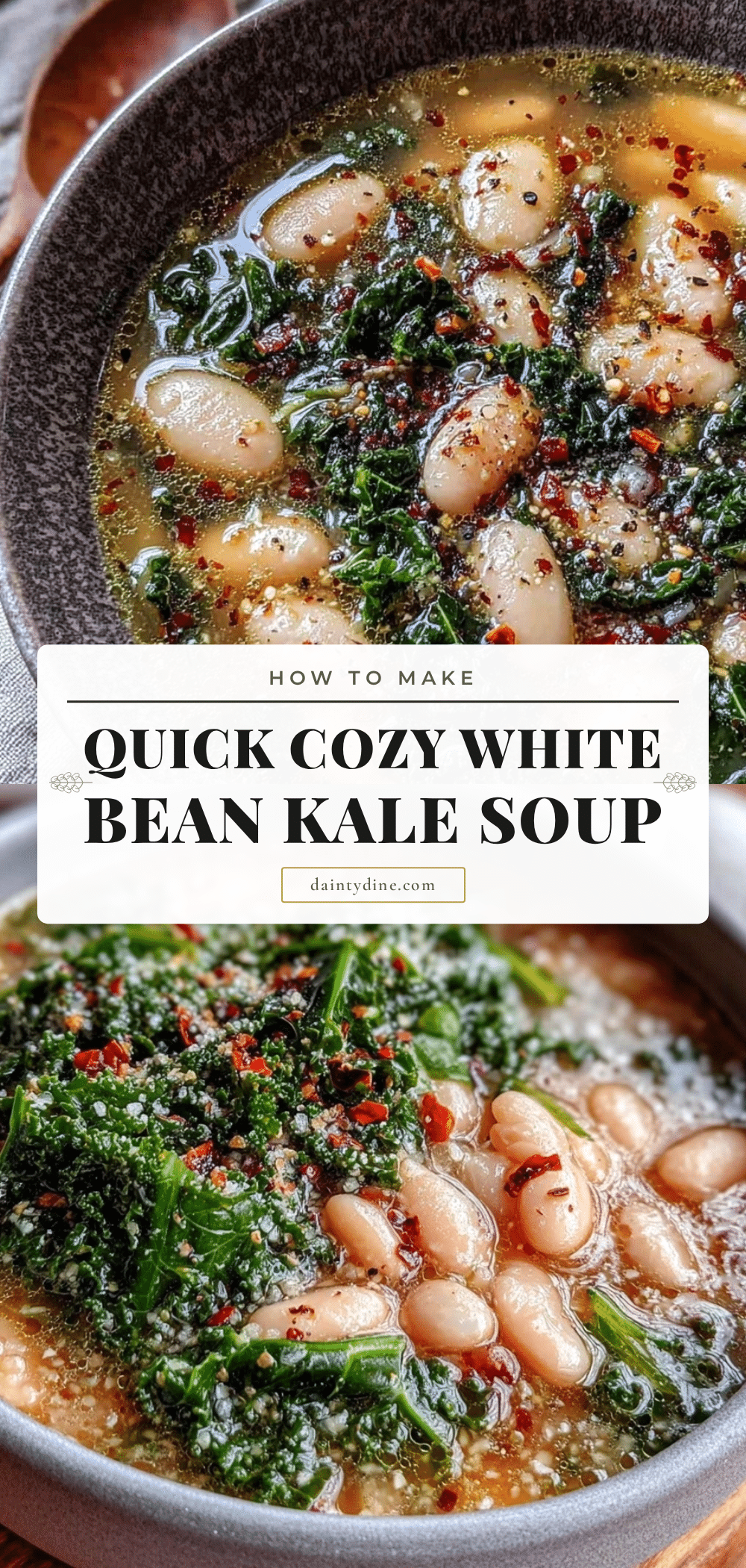 white bean and kale soup recipe