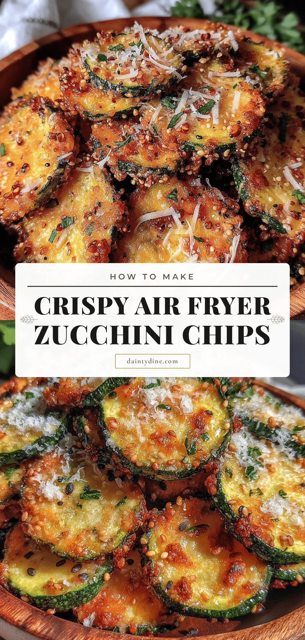air fryer zucchini chips recipe