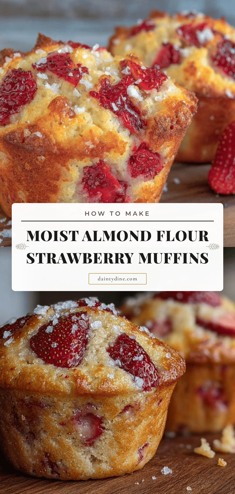almond flour strawberry muffins recipe