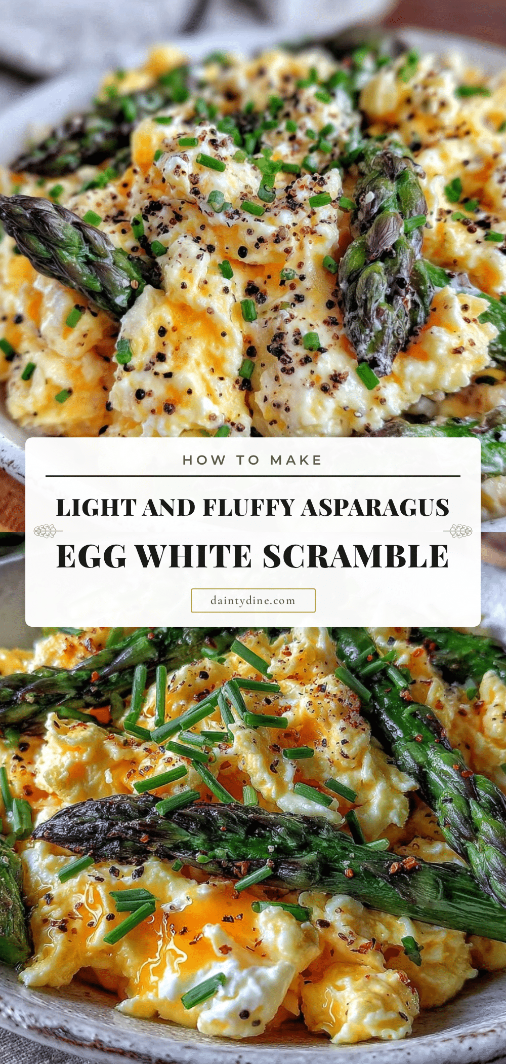 asparagus egg white scramble recipe