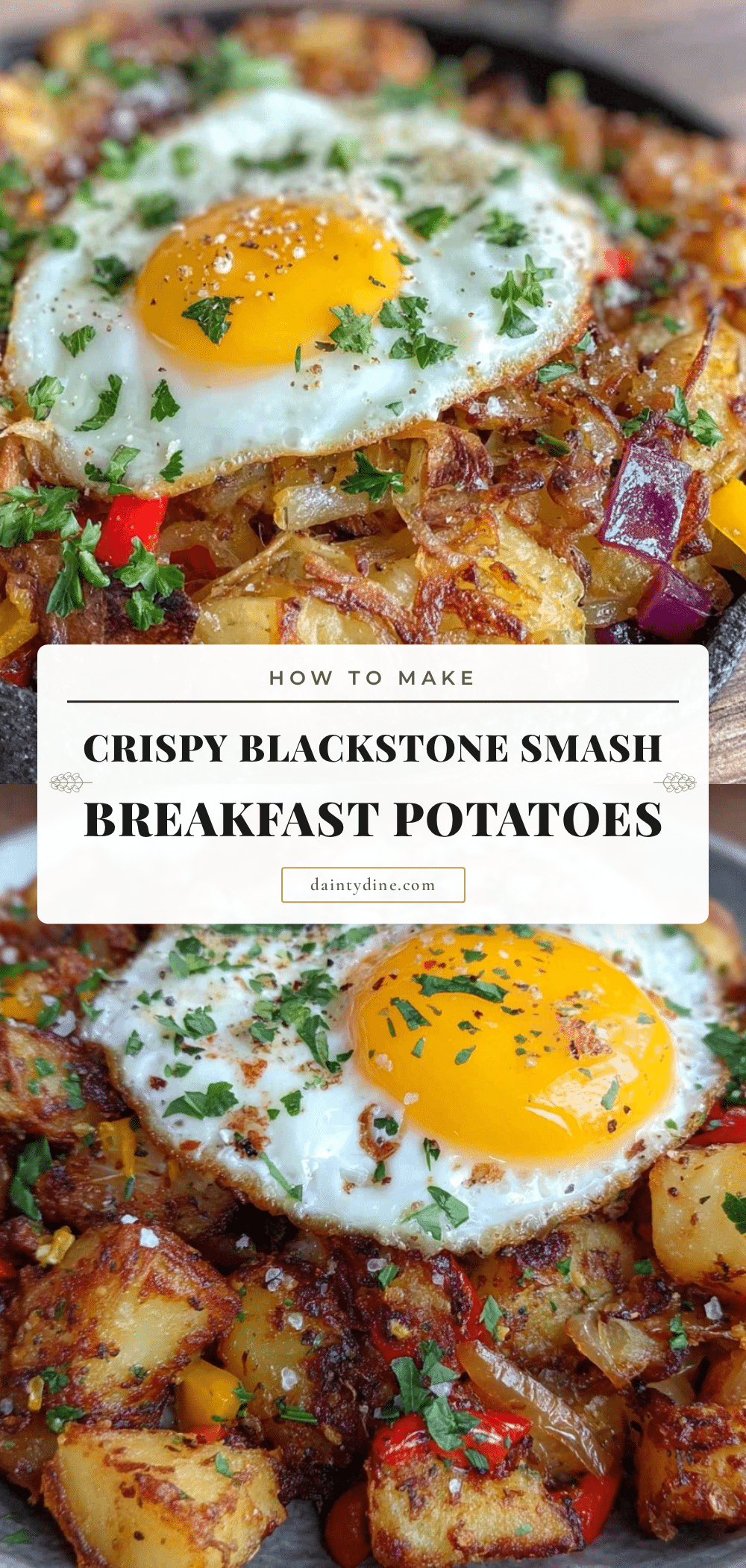 blackstone smash breakfast potatoes recipe