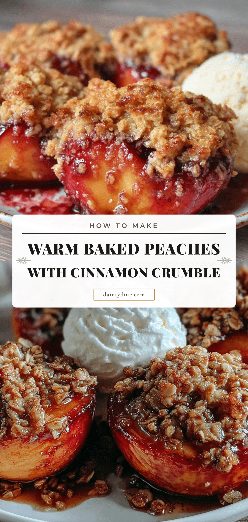 cozy baked peaches recipe recipe