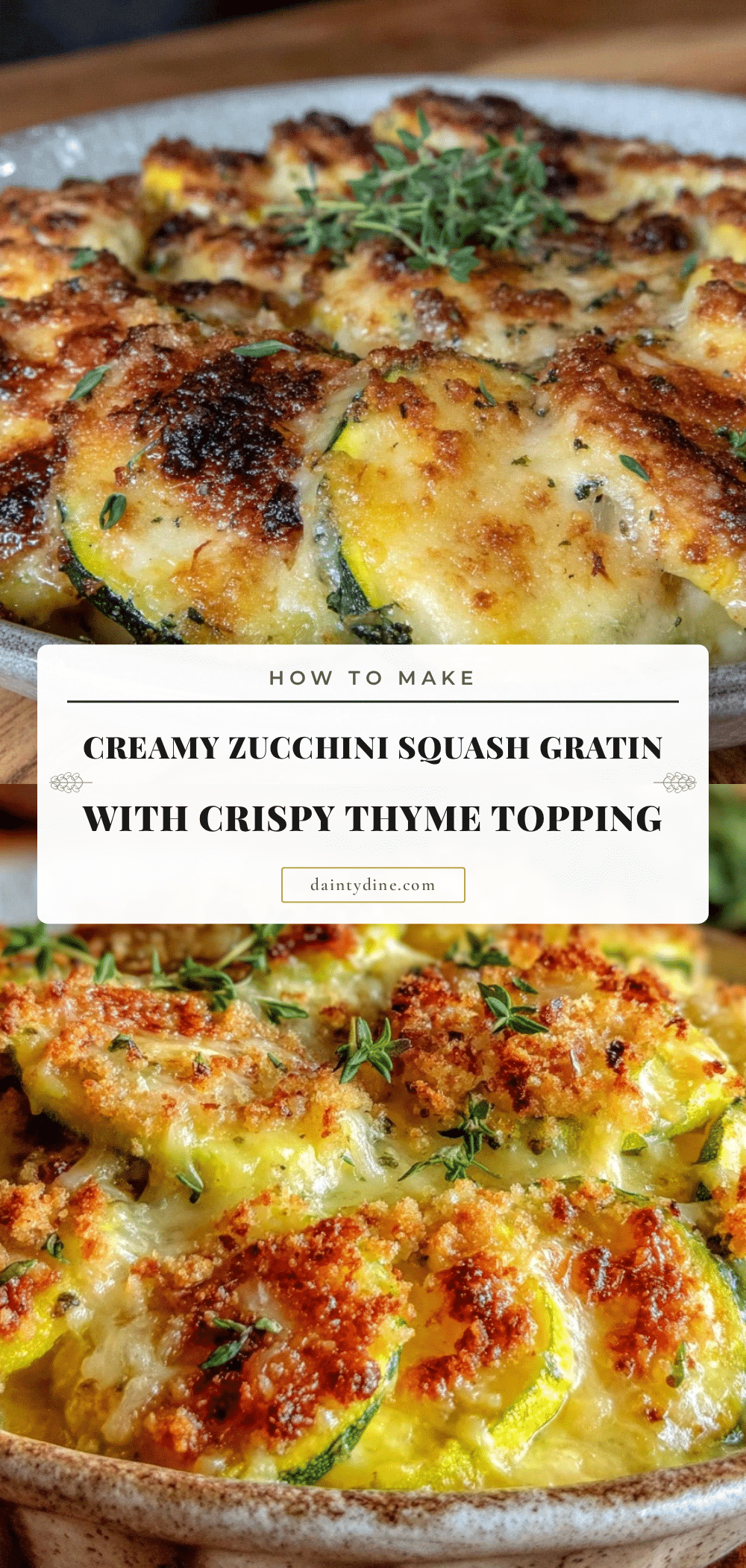 creamy zucchini and yellow squash gratin recipe