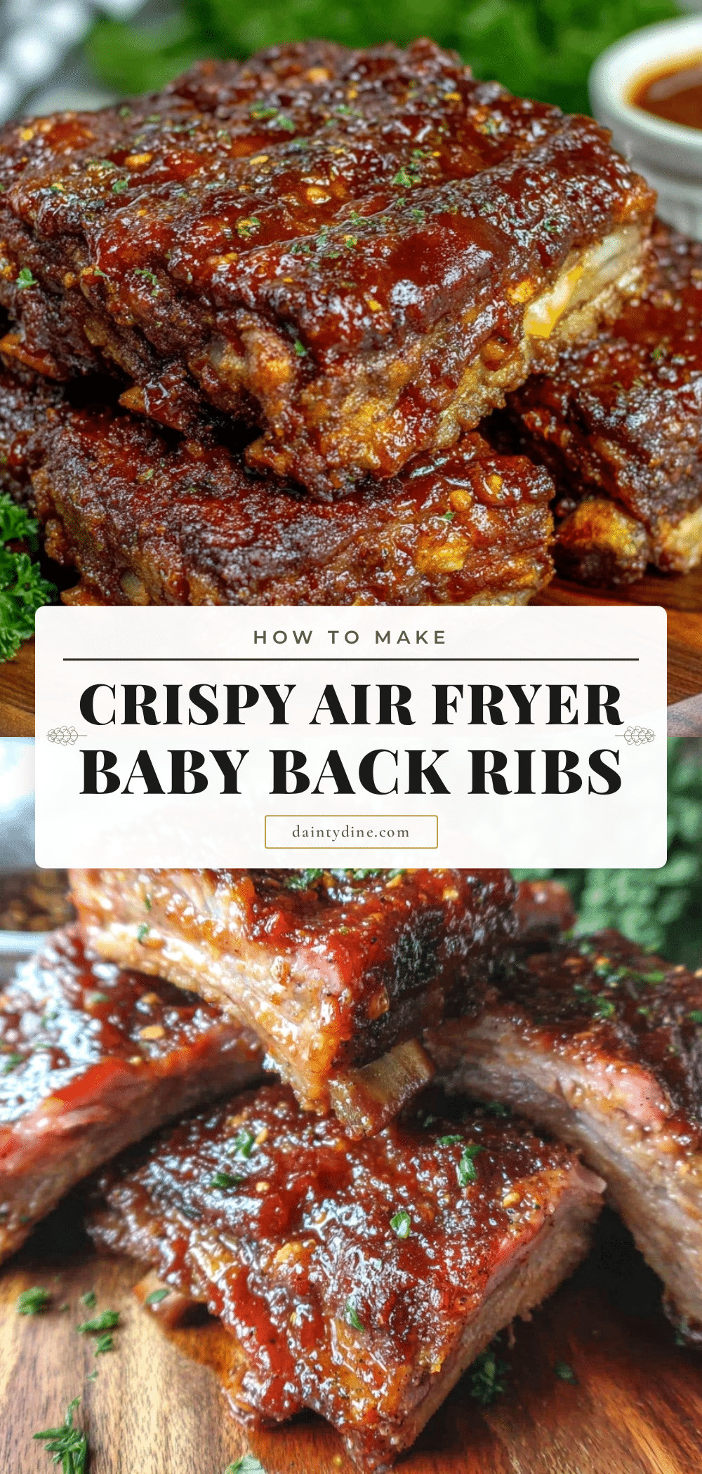 crispy air fryer baby back ribs recipe