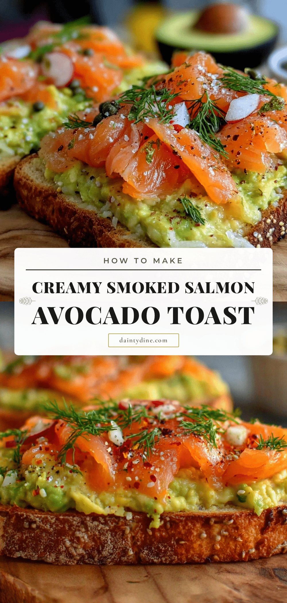 fresh smoked salmon avocado toast recipe