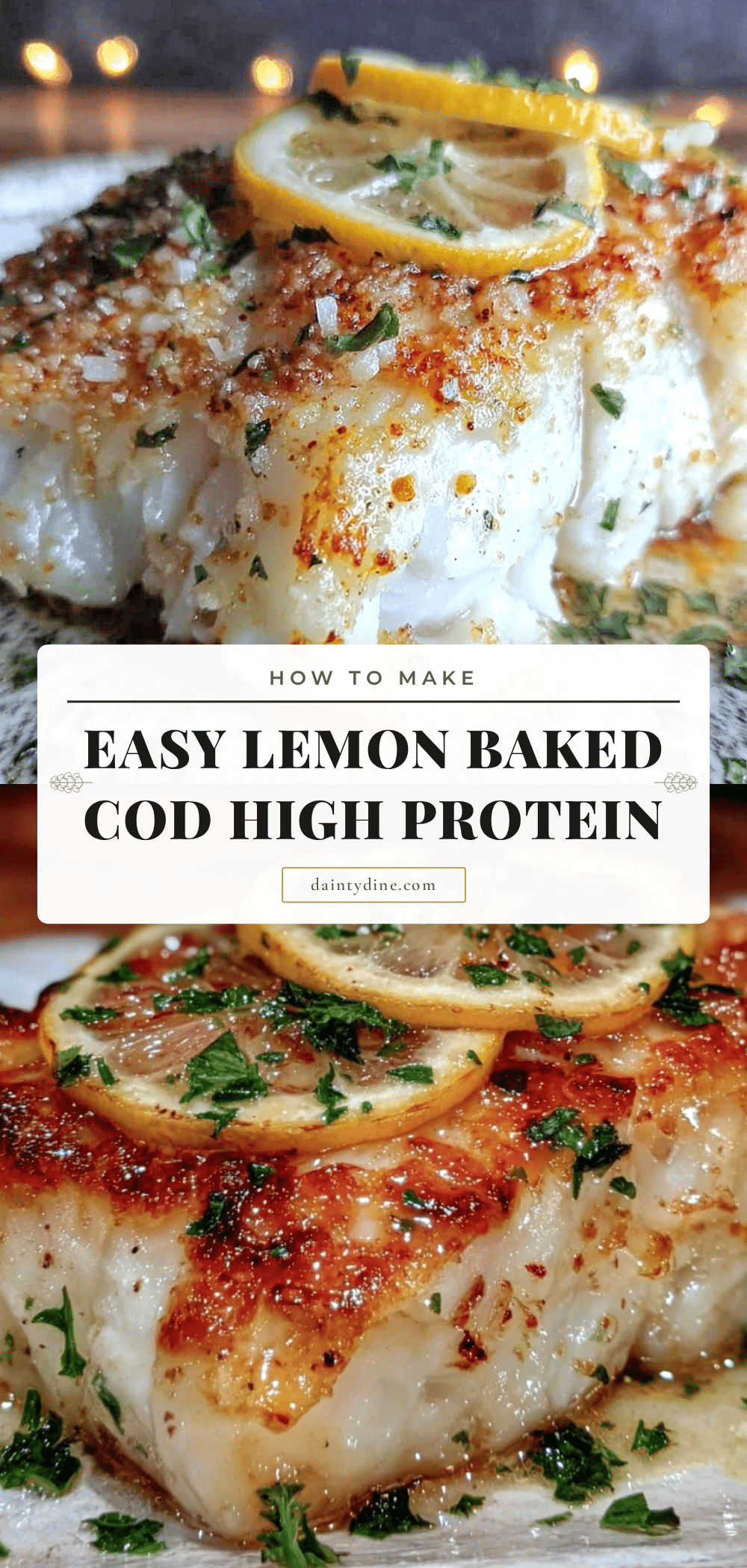 healthy baked cod with lemon recipe