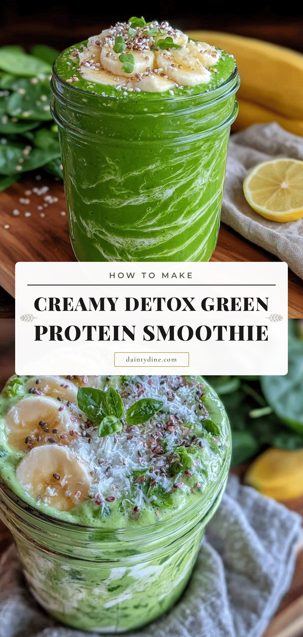 healthy detox green smoothie recipe