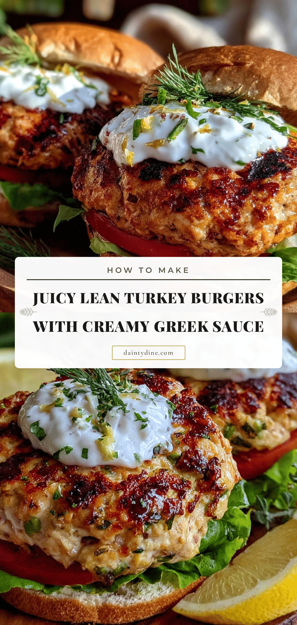 healthy lean turkey burgers recipe