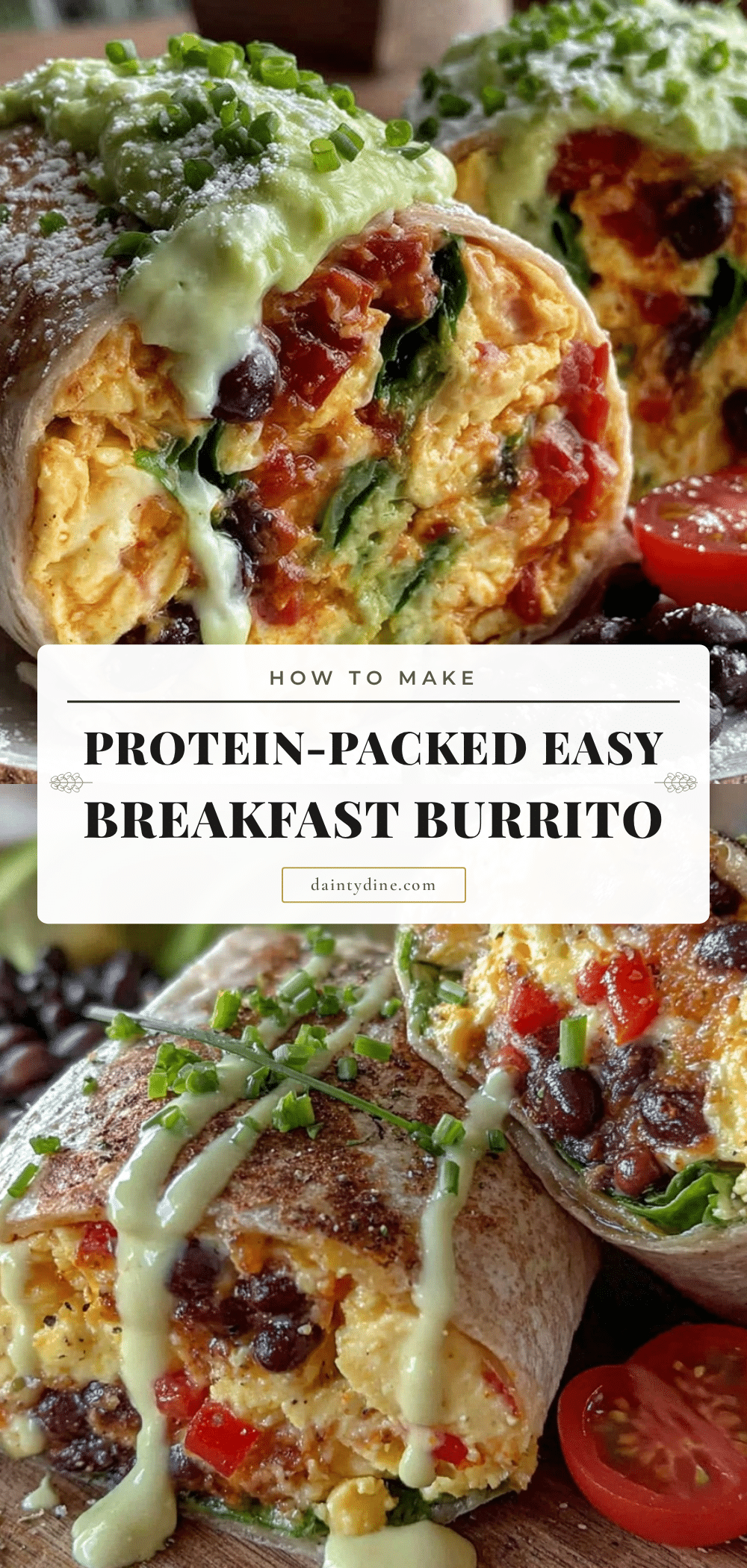 healthy protein breakfast burrito recipe