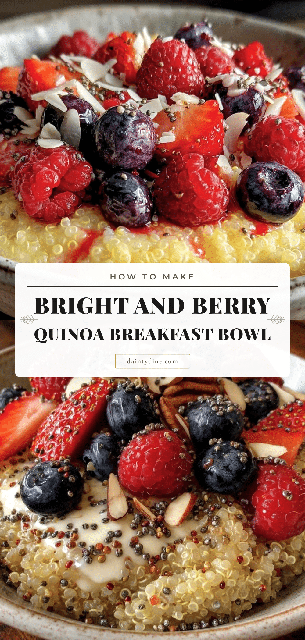 healthy quinoa breakfast bowl recipe