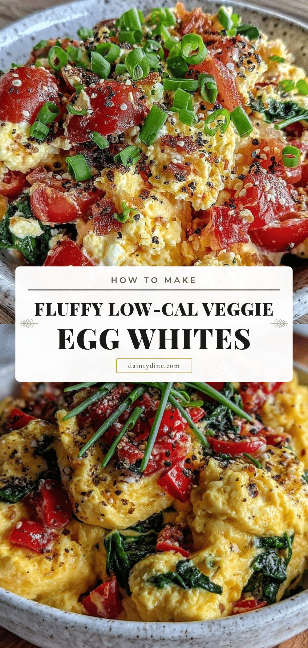 healthy scrambled egg whites with veggies recipe