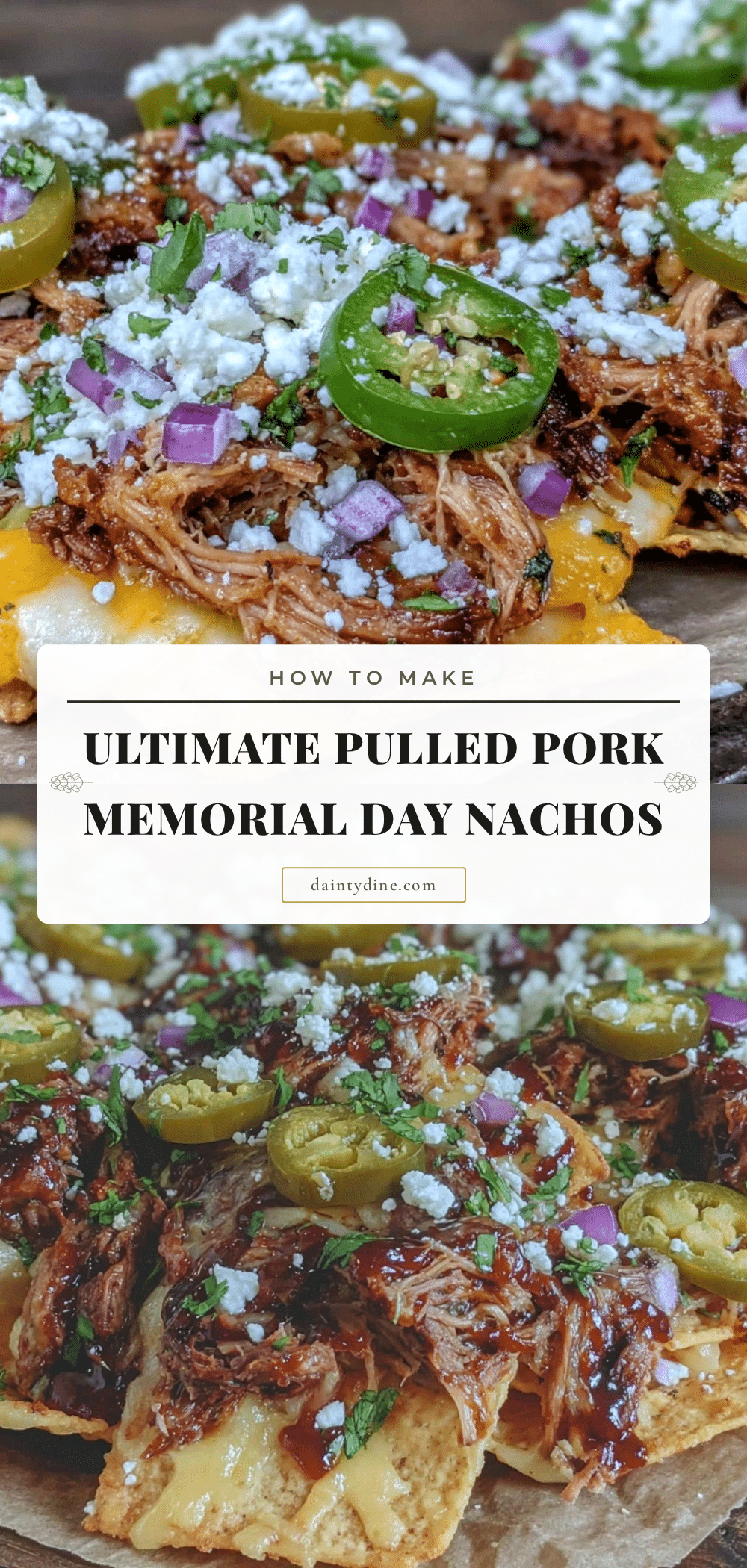 Memorial Day Nachos with Pulled Pork recipe
