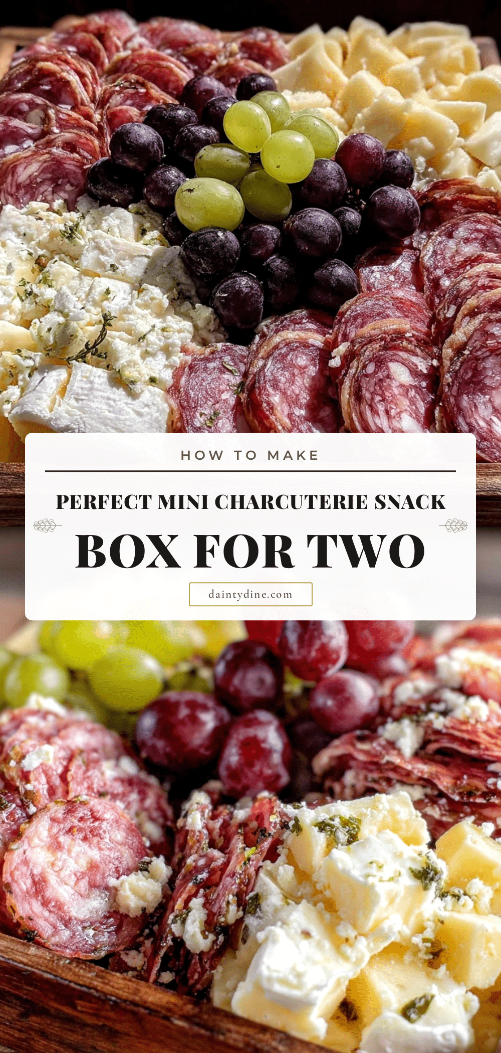 mini charcuterie snack box for two recipe