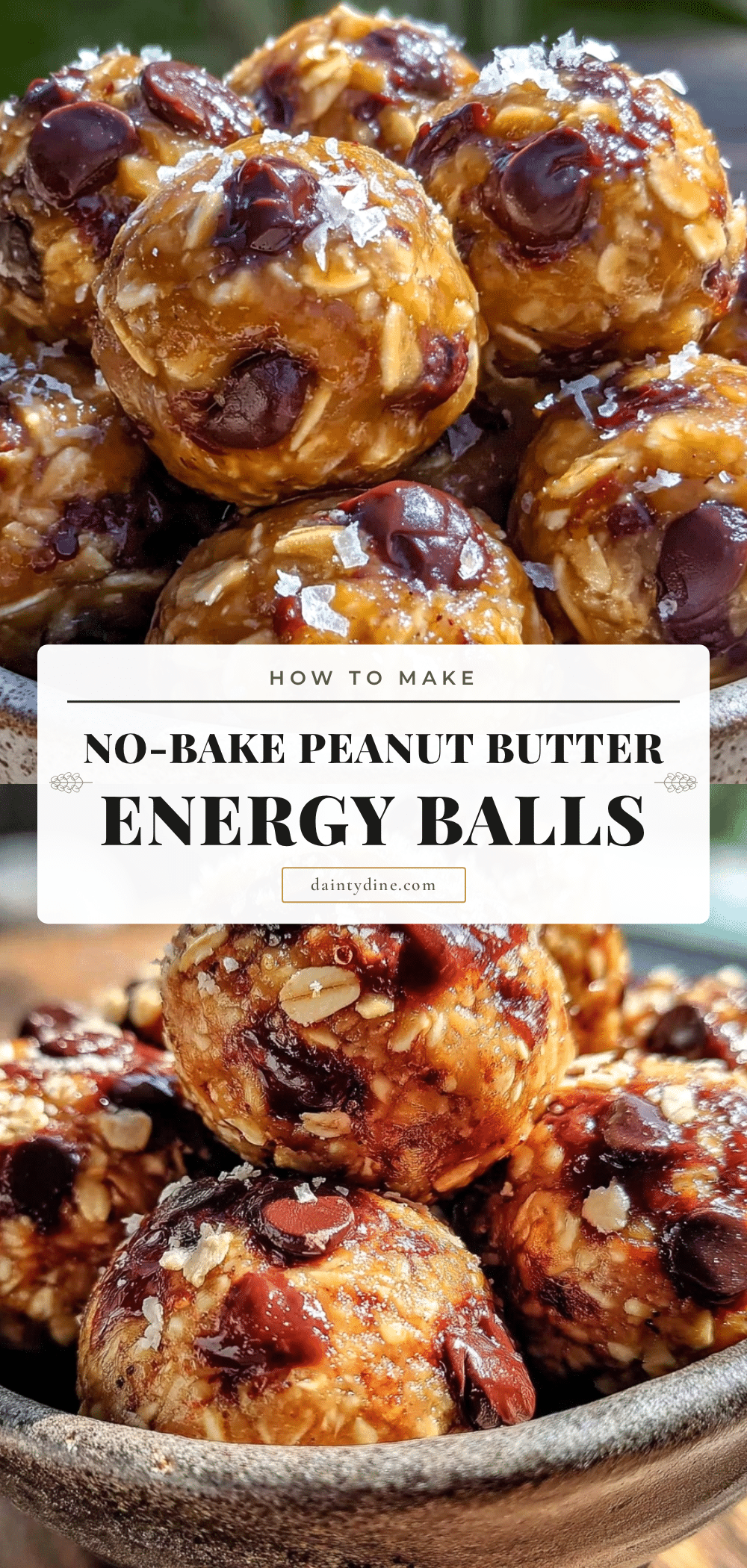no bake energy balls recipe