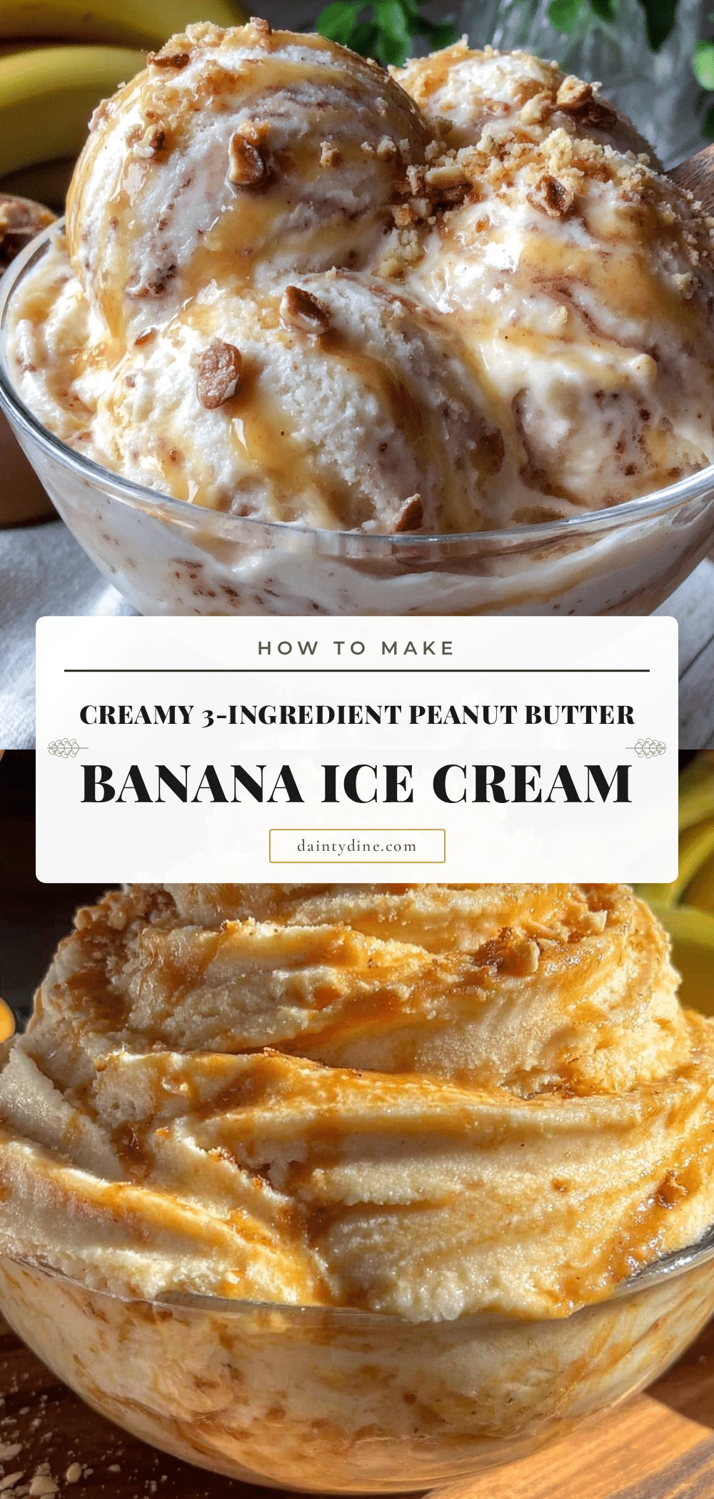 peanut butter banana nice cream recipe