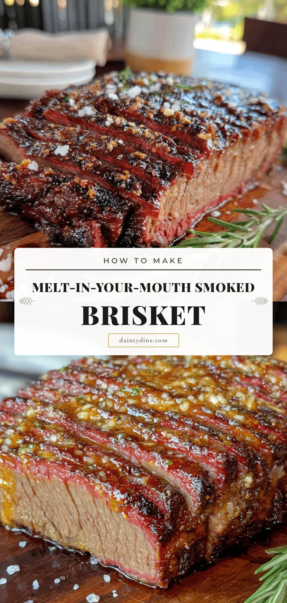perfect smoked brisket recipe