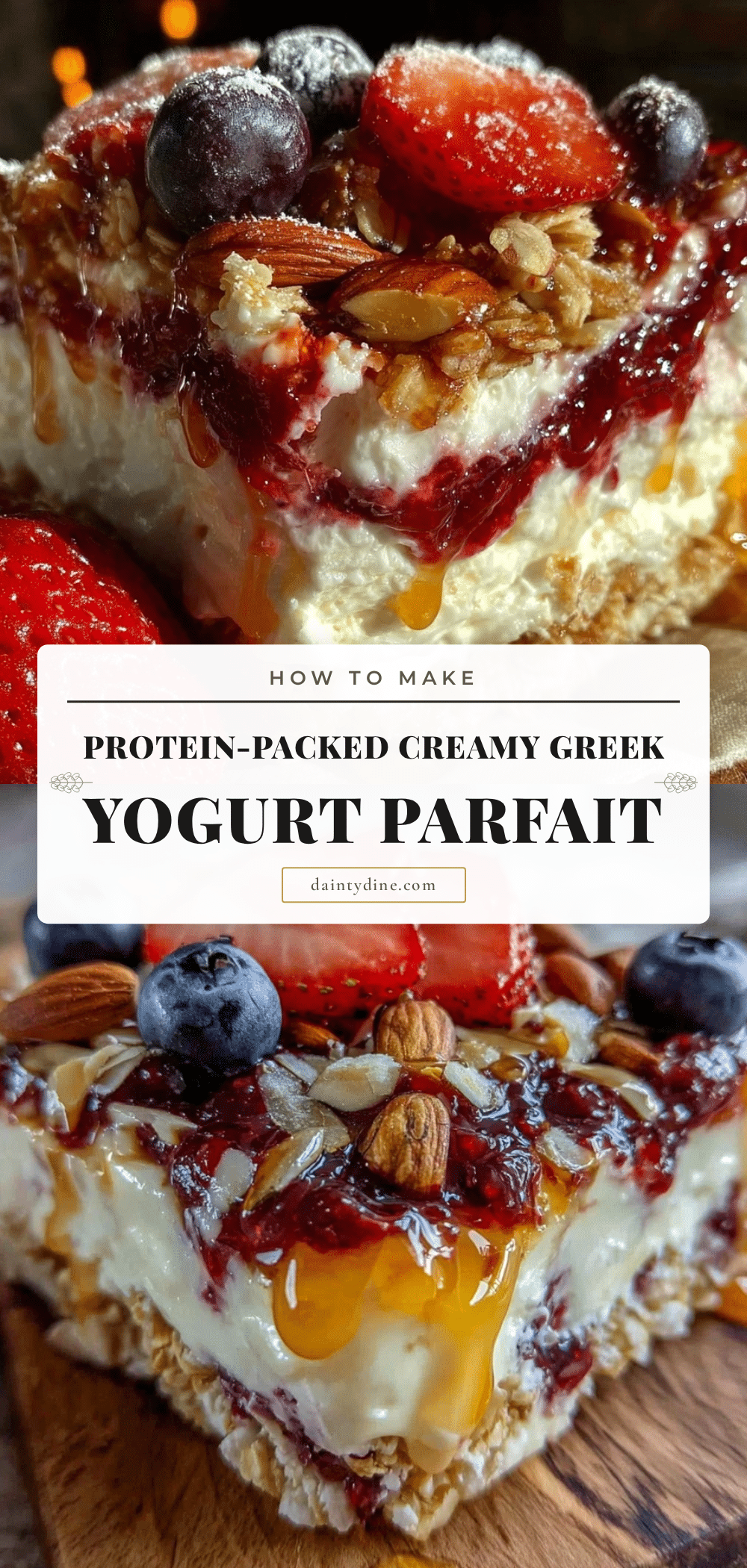 Protein-Packed Greek Yogurt Parfait Bar recipe