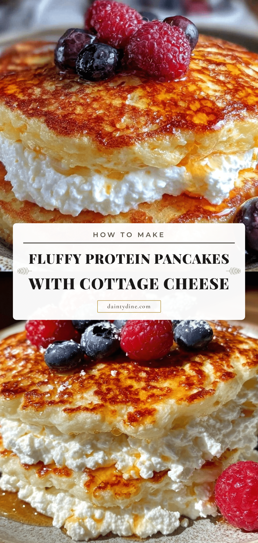 protein pancakes with cottage cheese recipe