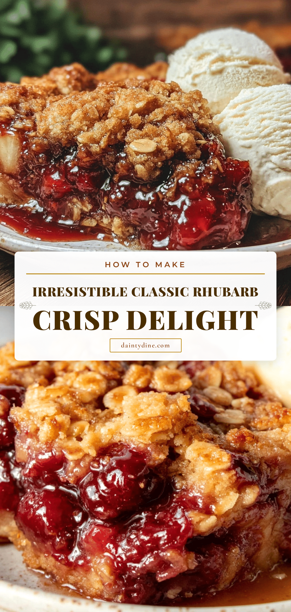rhubarb crisp recipe recipe