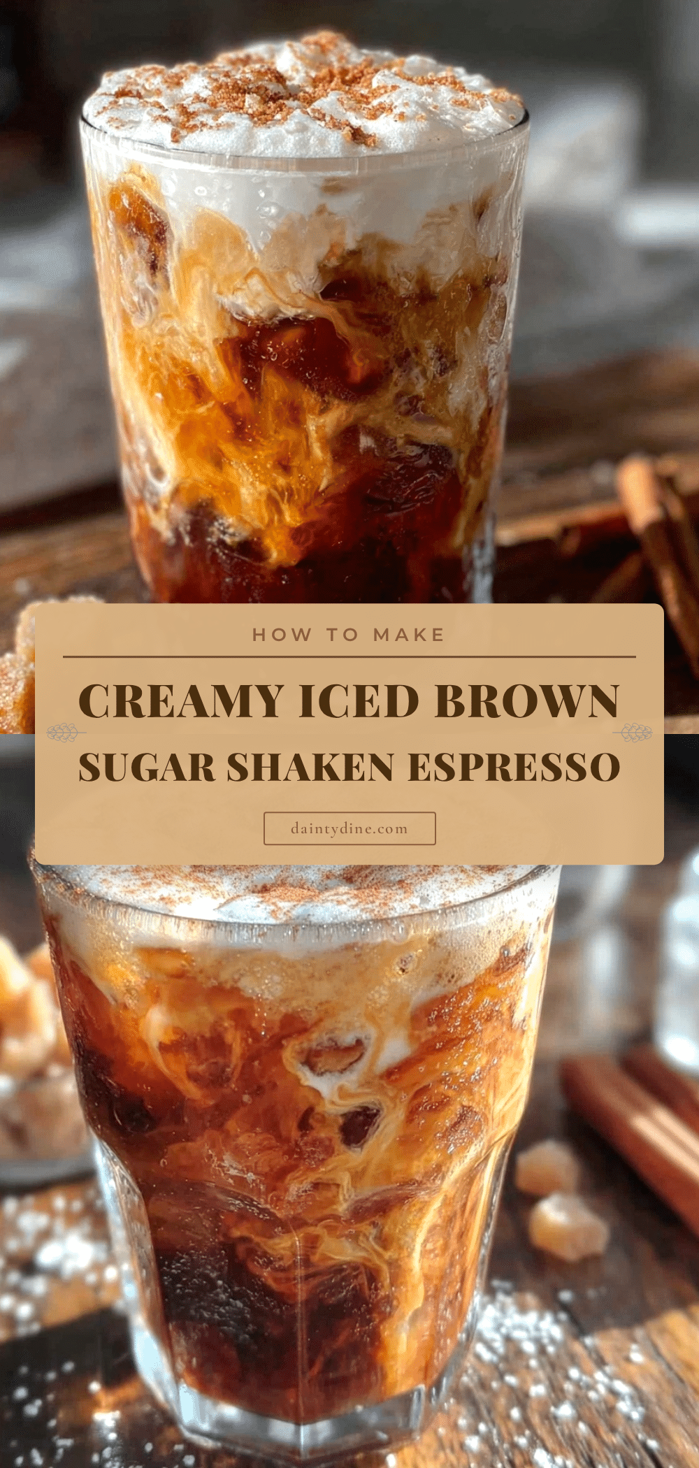 Starbucks iced brown sugar oat milk shaken espresso recipe